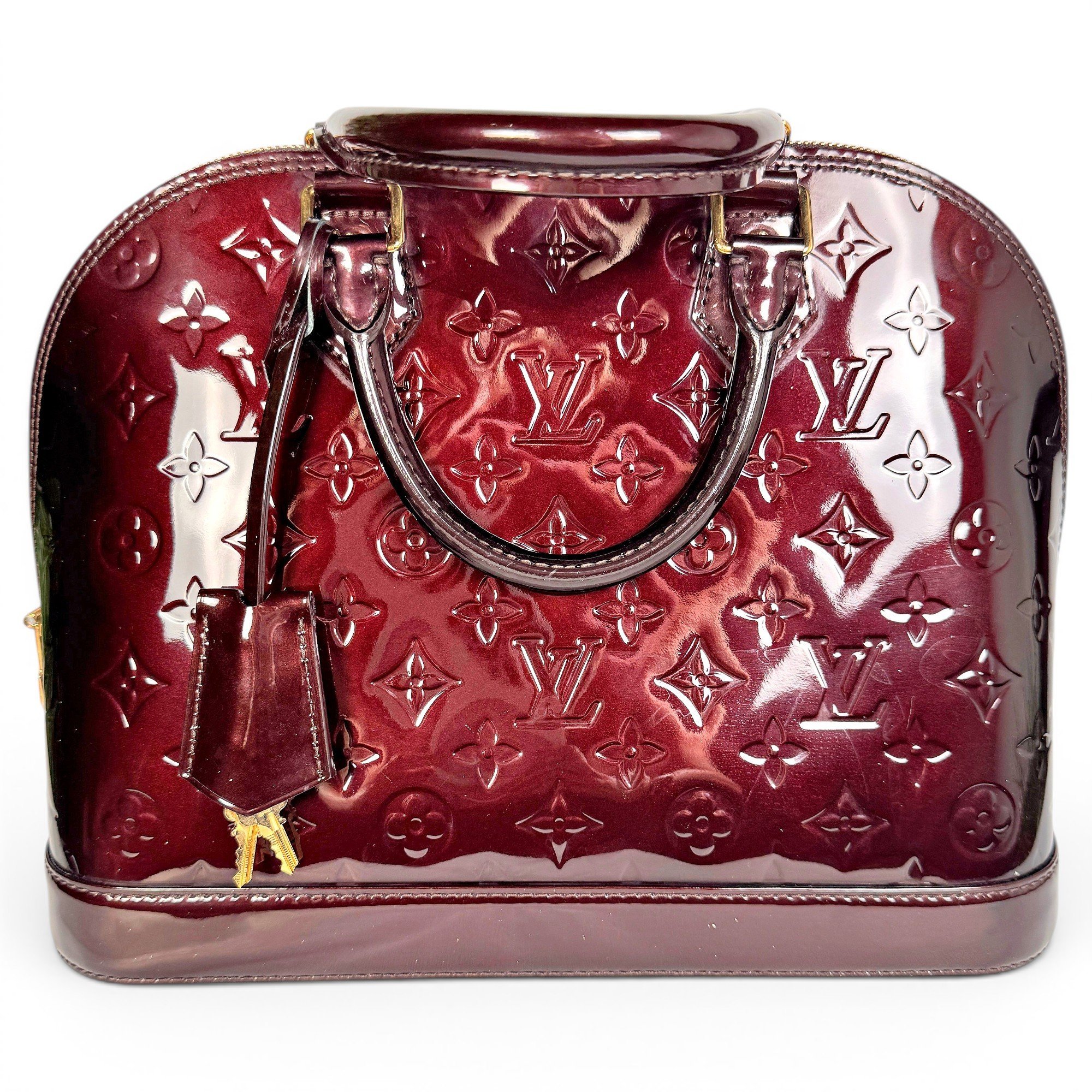 Alma patent leather handbag