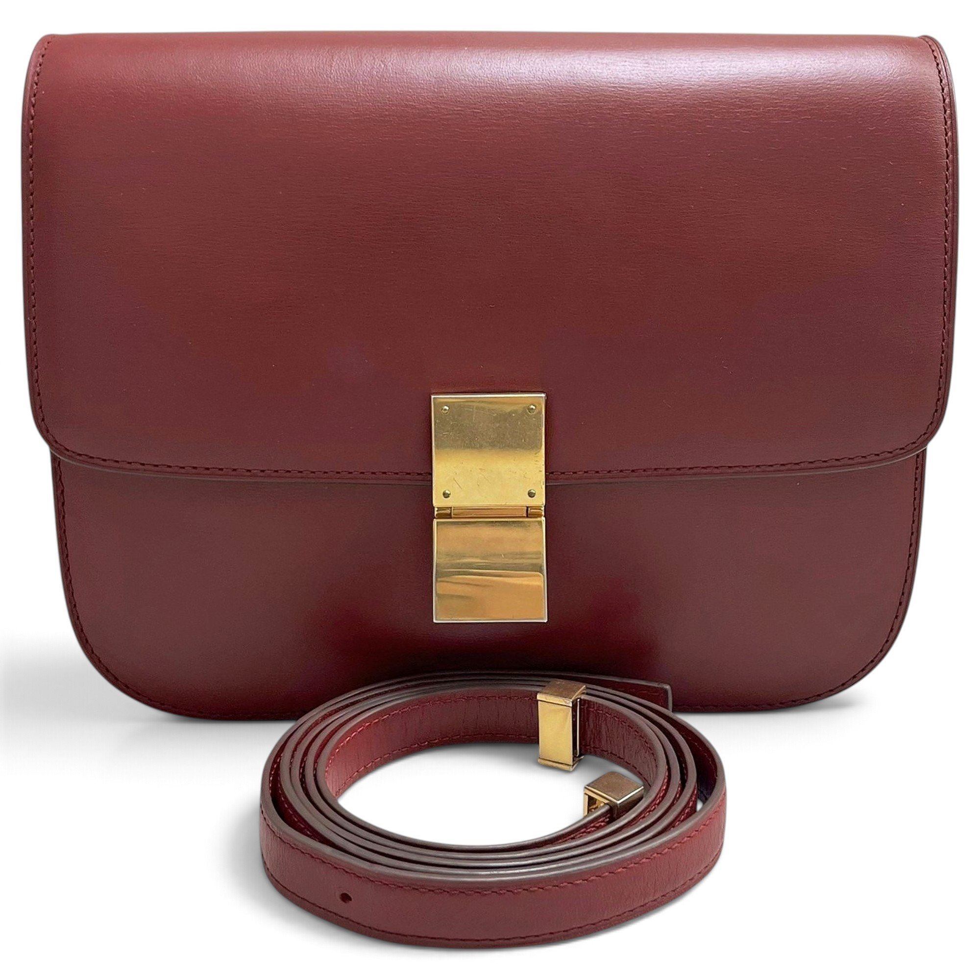 Classic leather handbag