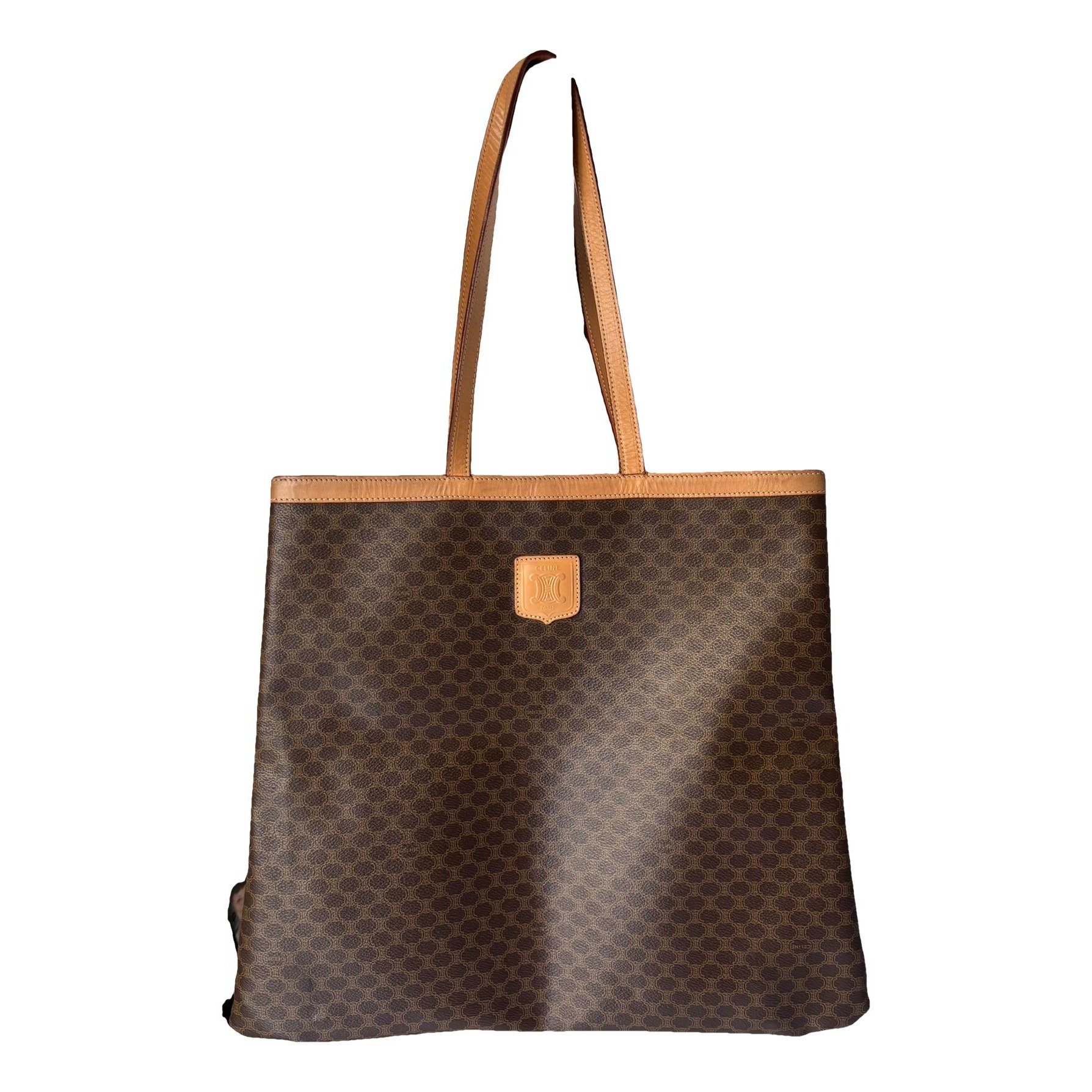 Cabas Vertical leather tote