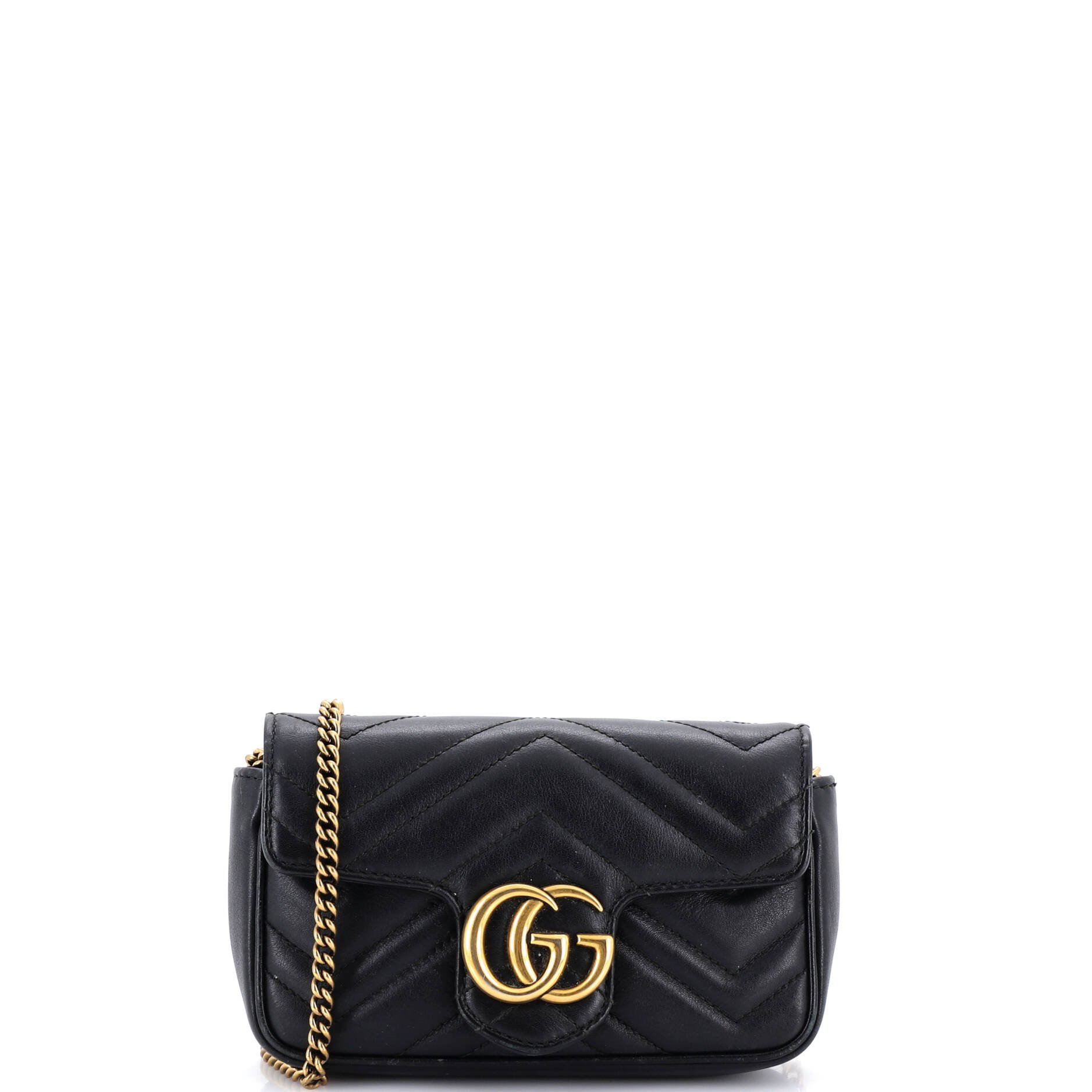 GG Marmont Flap Bag Matelasse Leather Super Mini