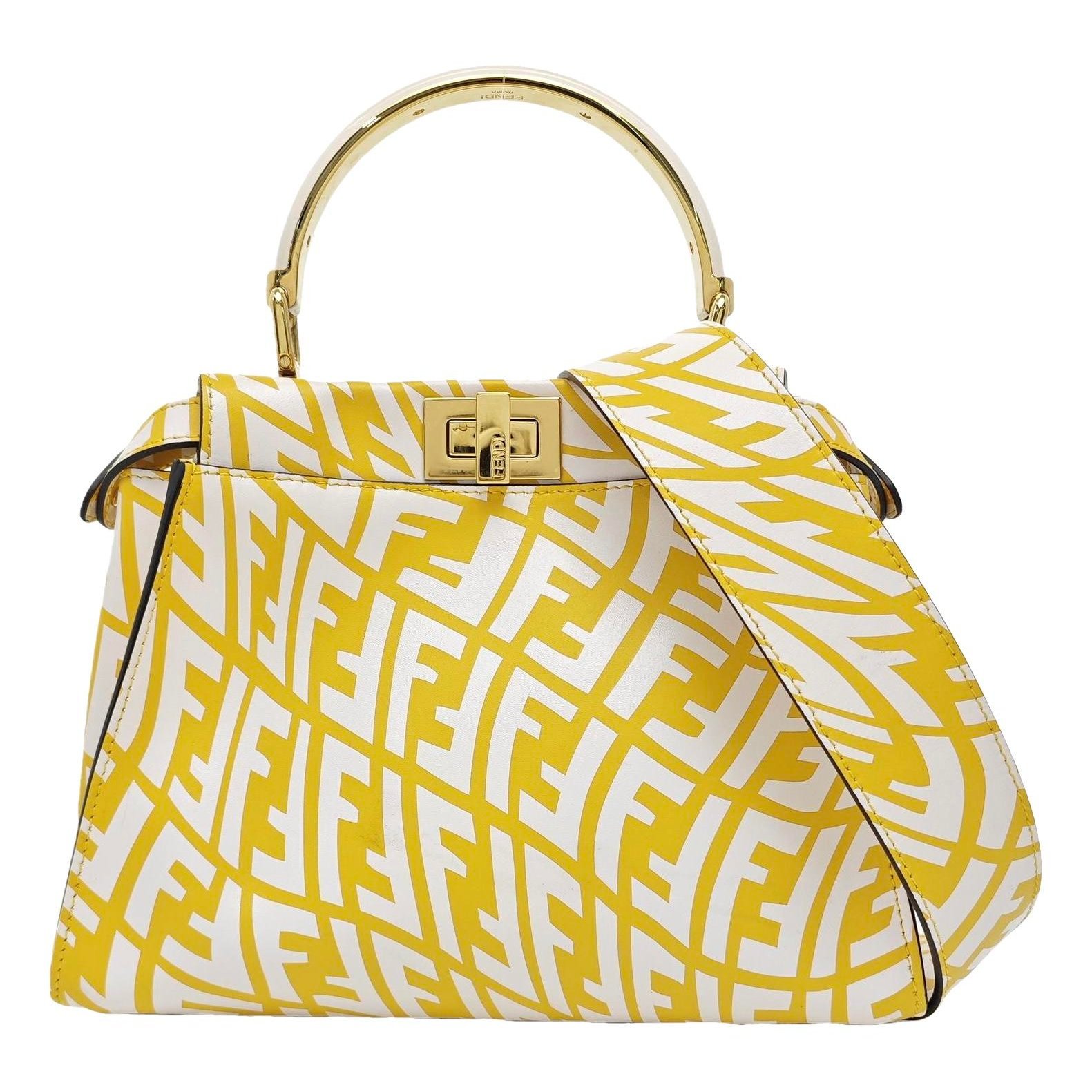 Peekaboo leather handbag