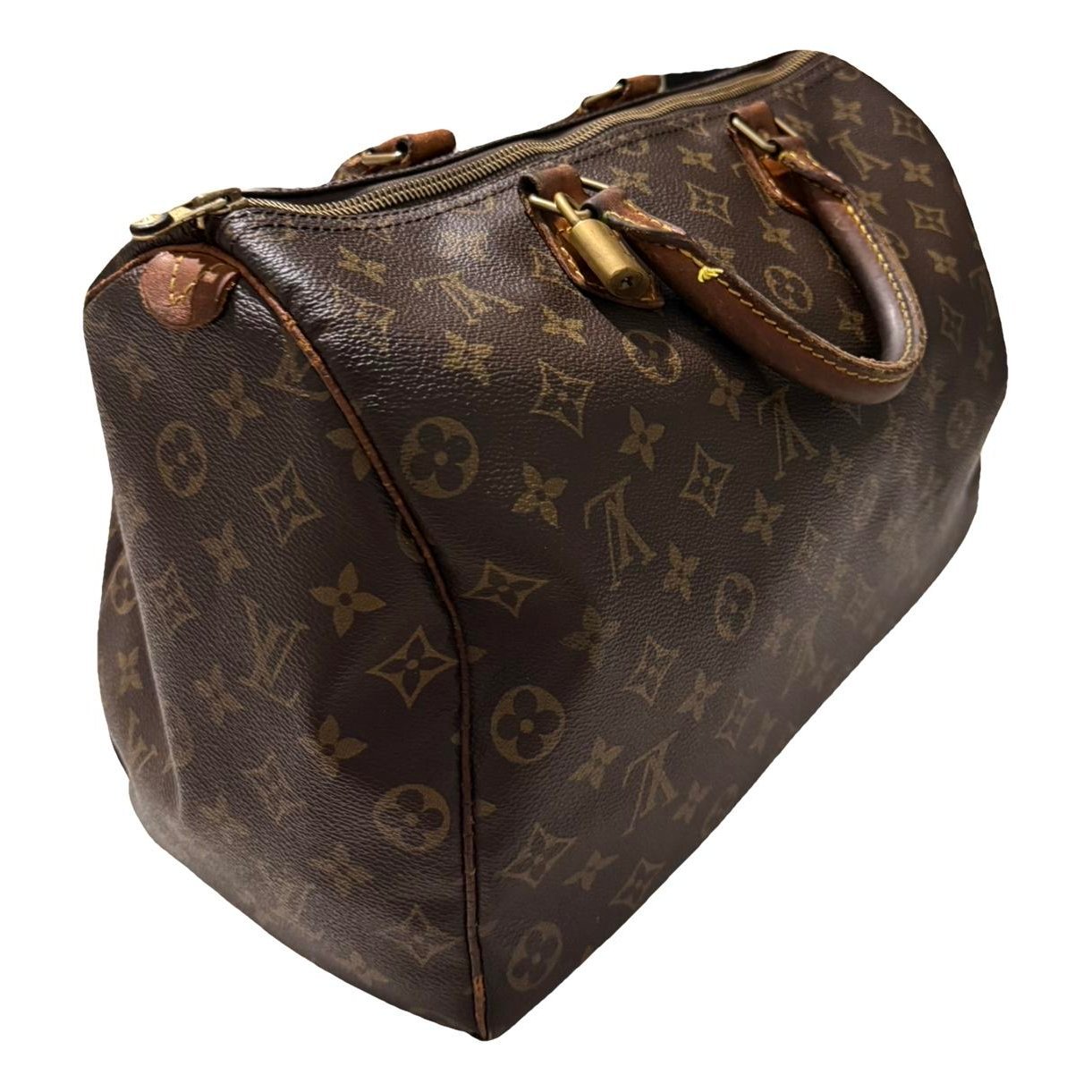 Speedy leather handbag