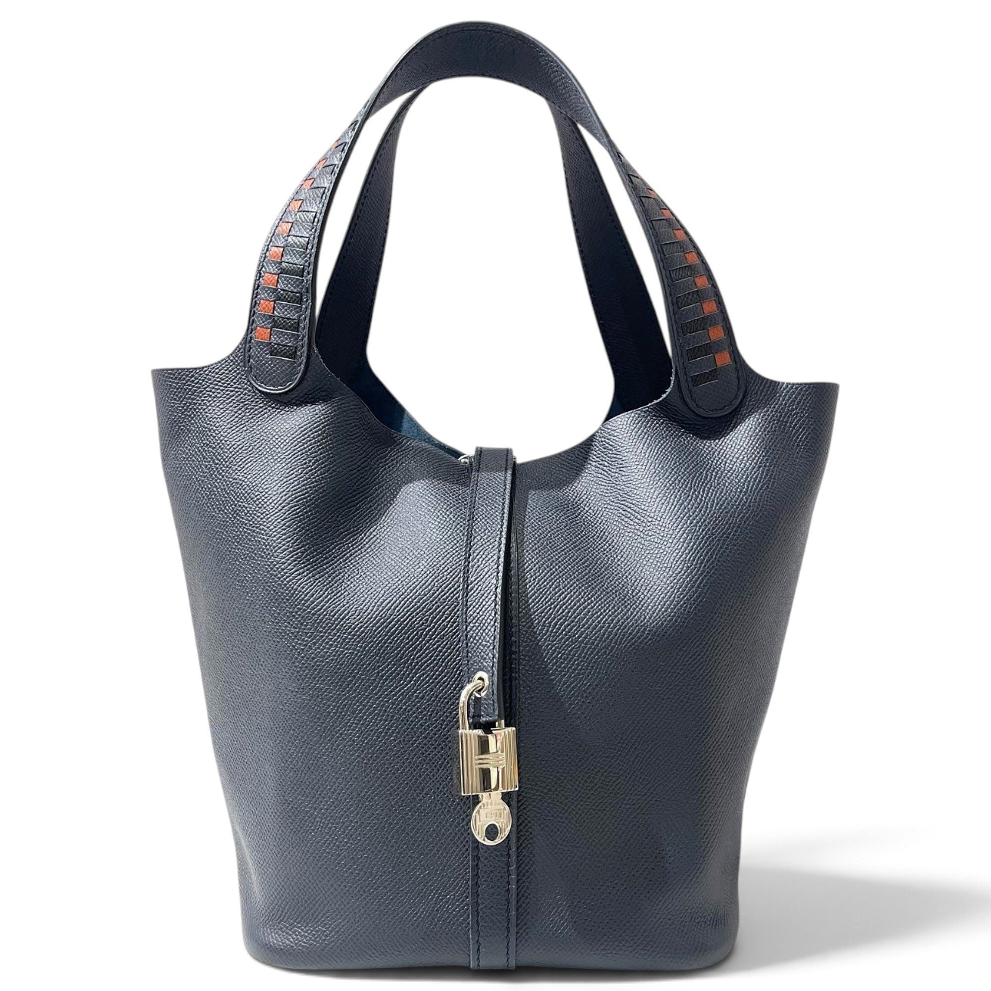 Picotin leather handbag