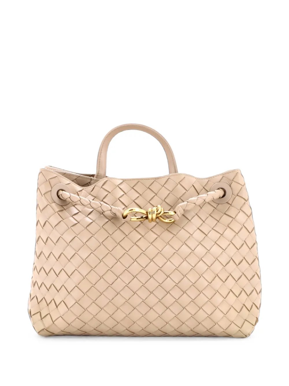 Andiamo Top Handle Bag Intrecciato Nappa Medium satchel
