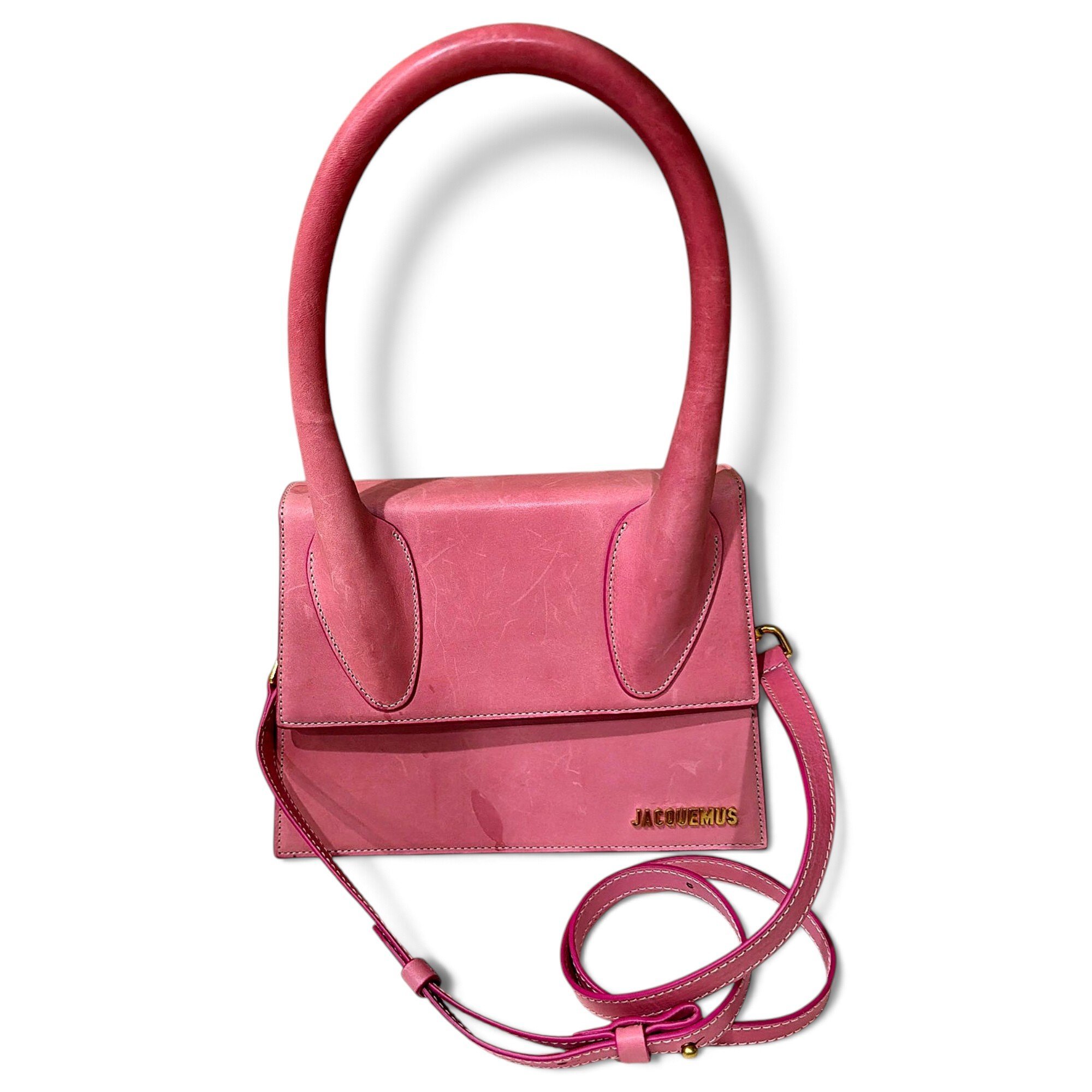 Jacquemus Le Grand Bambino leather handbag