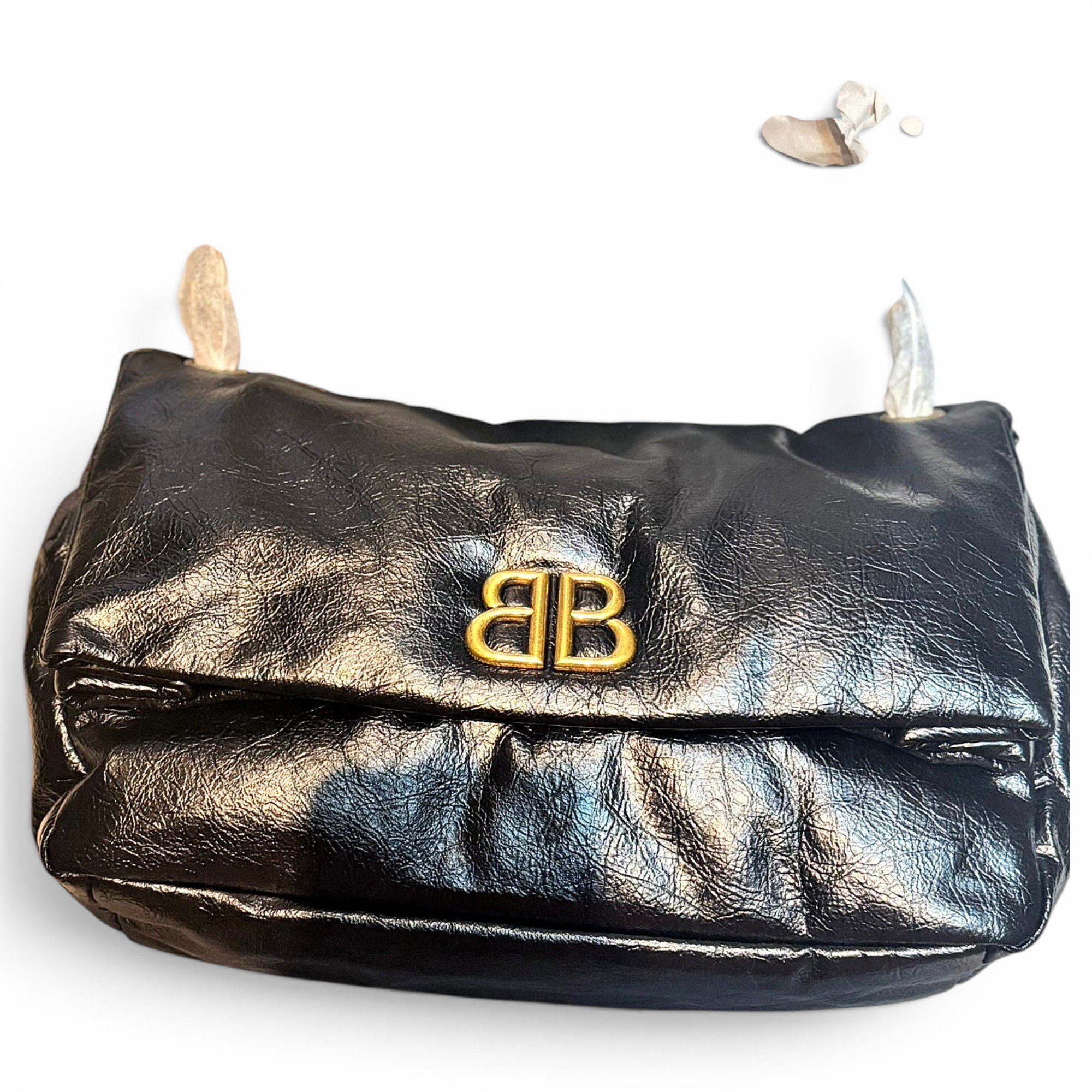 Monaco patent leather handbag