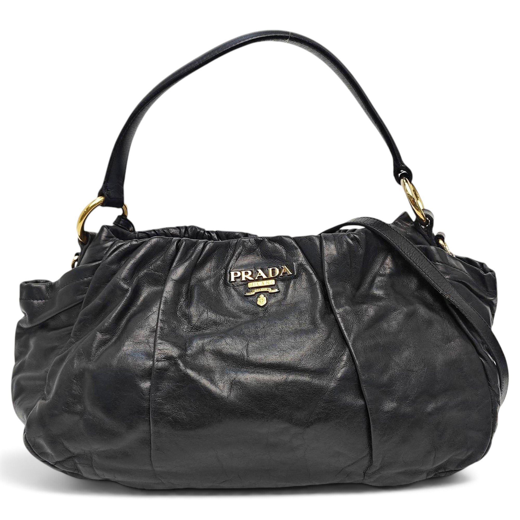 Arqué leather handbag