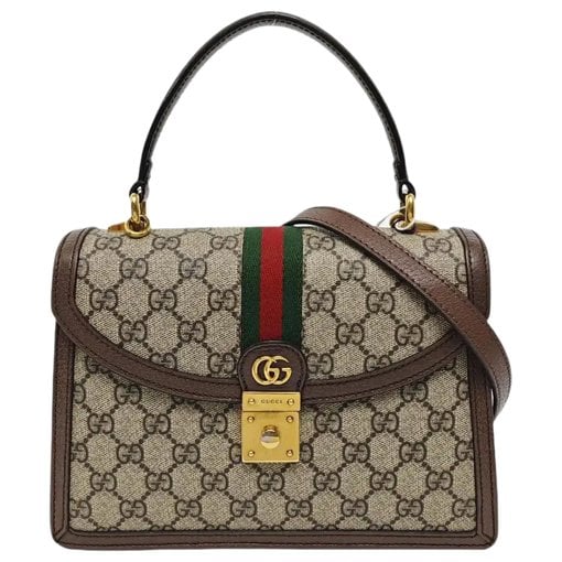 Ophidia leather handbag
