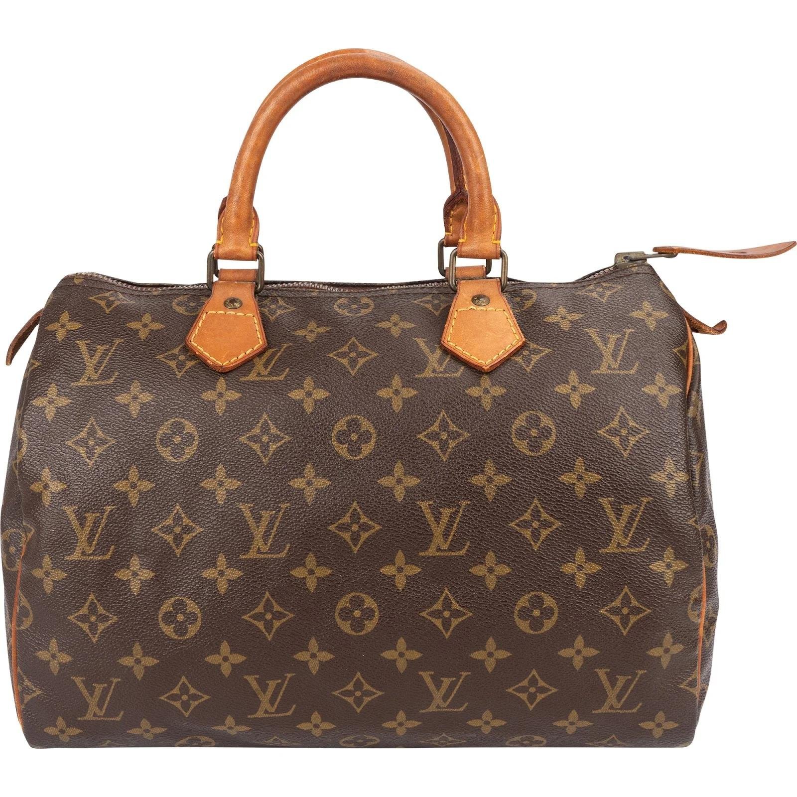 Speedy leather handbag