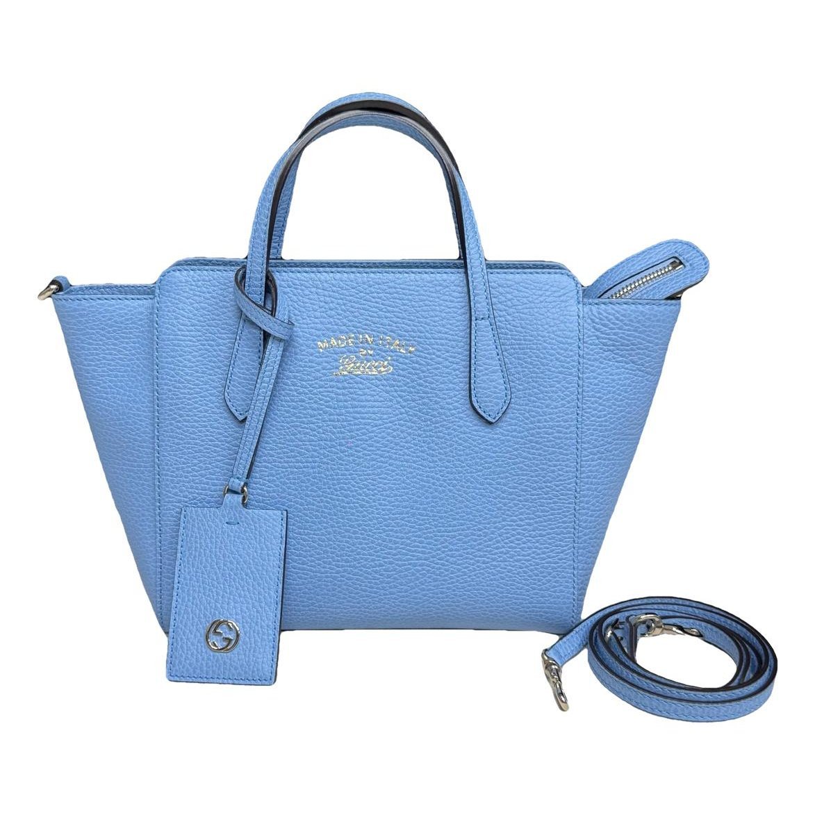 Swing leather handbag