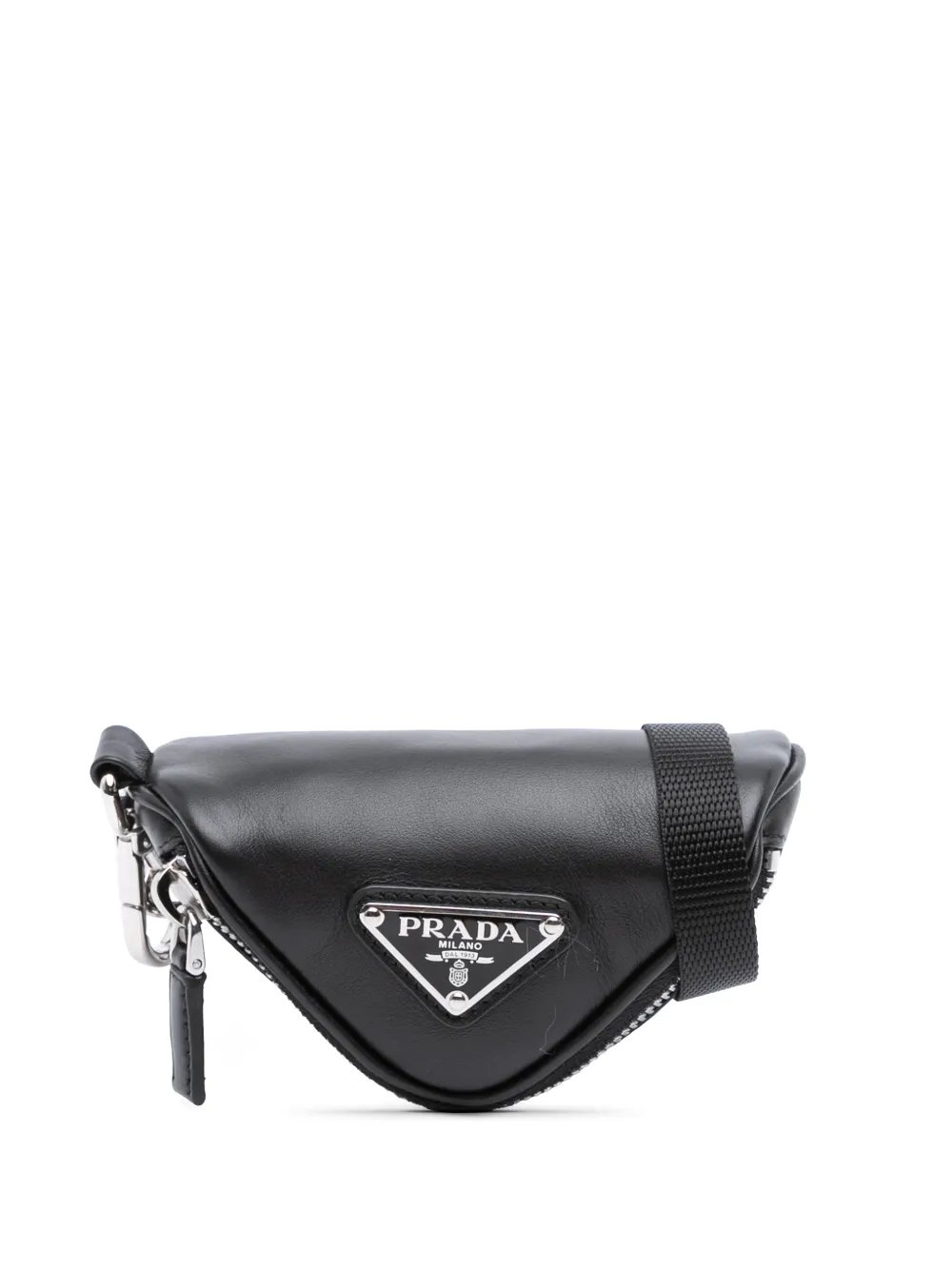 2021-2026 Mini Soft Nappa Triangle Pouch crossbody bag