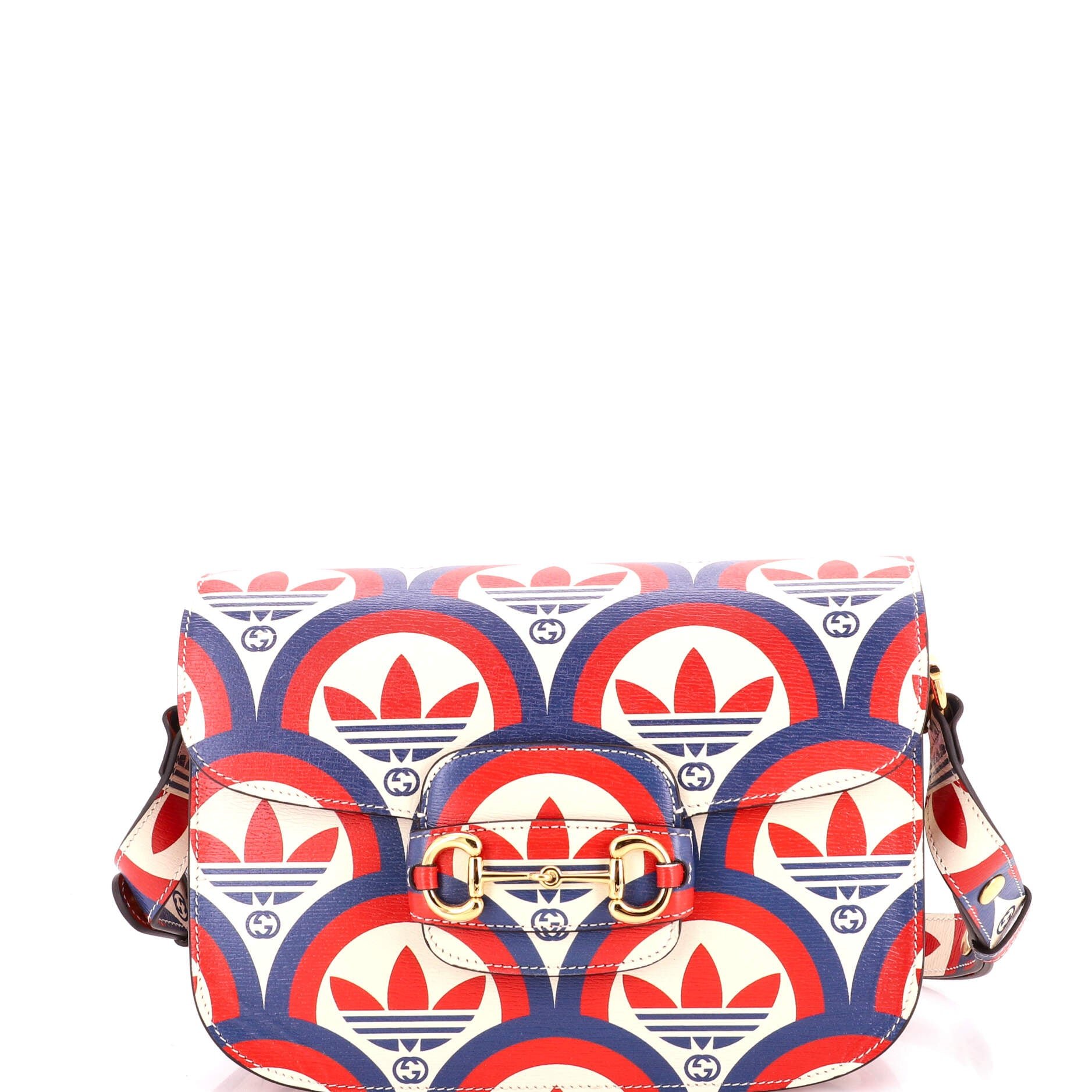 x Adidas Horsebit 1955 Shoulder Bag Printed Leather Small