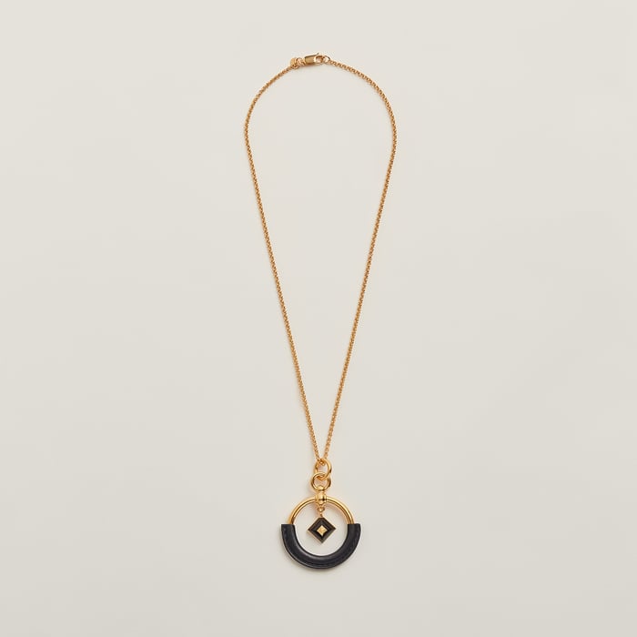 Noir Loop Medor Pendant, Small Model