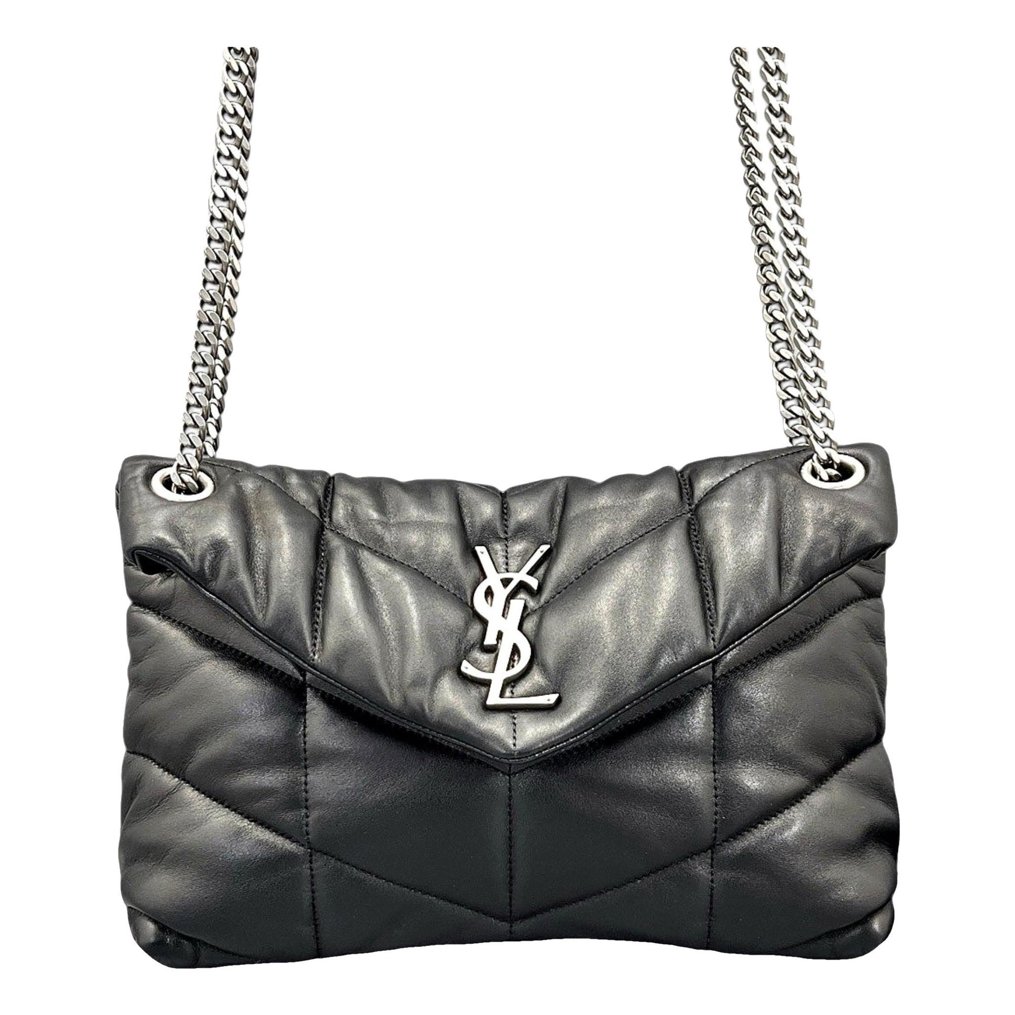Baby monogramme leather bag