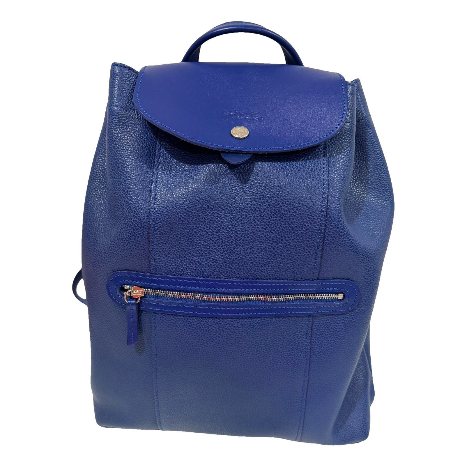 Longchamp Pliage leather backpack