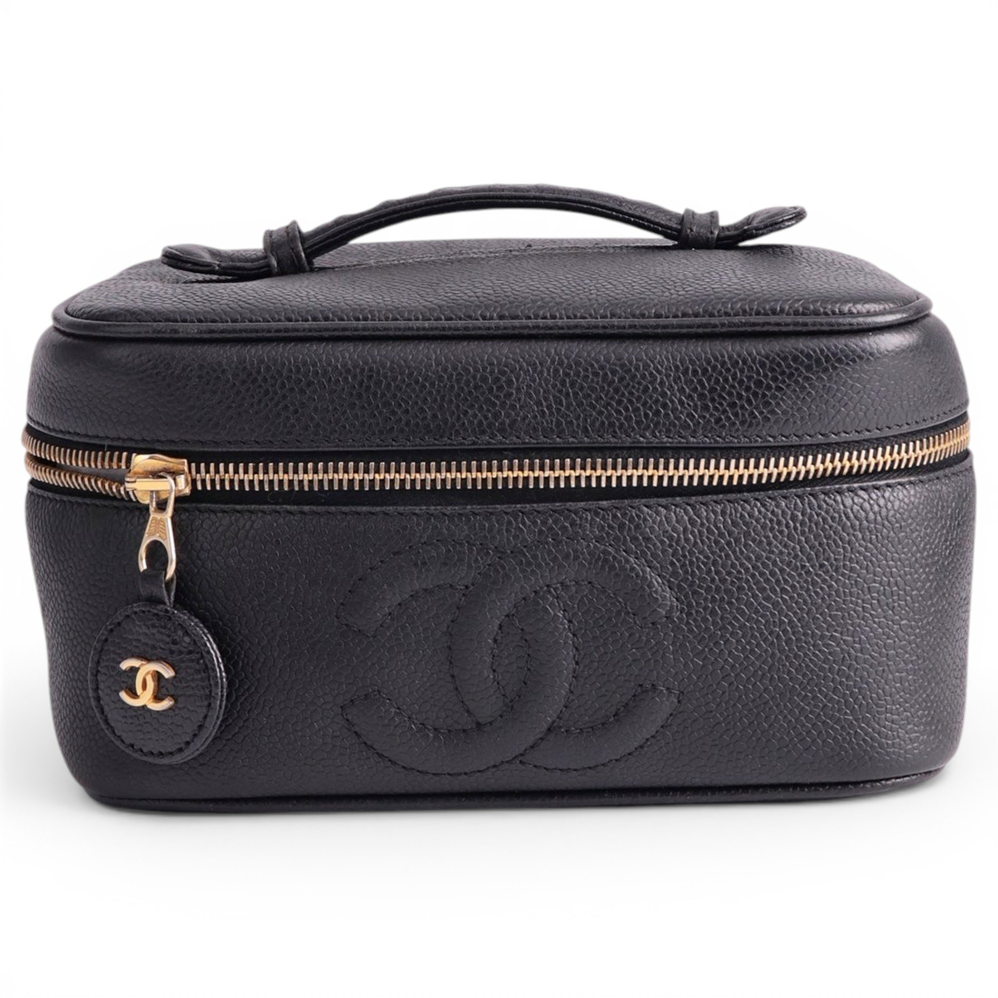 Trendy CC Vanity leather handbag