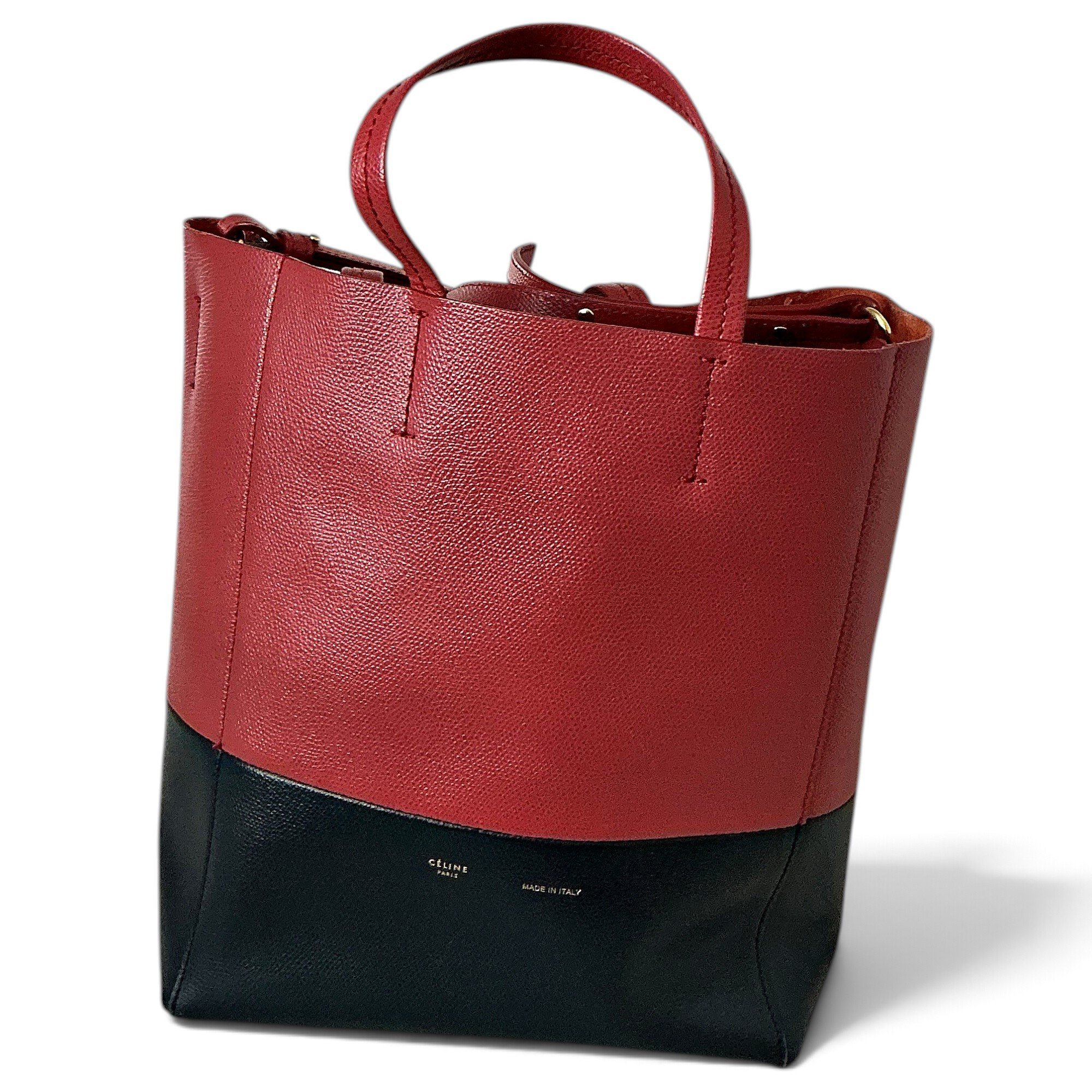 Seau Sangle leather handbag