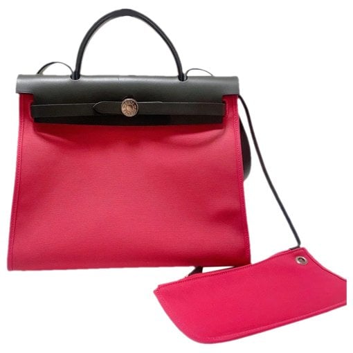 Hermes Herbag Handbag Pink