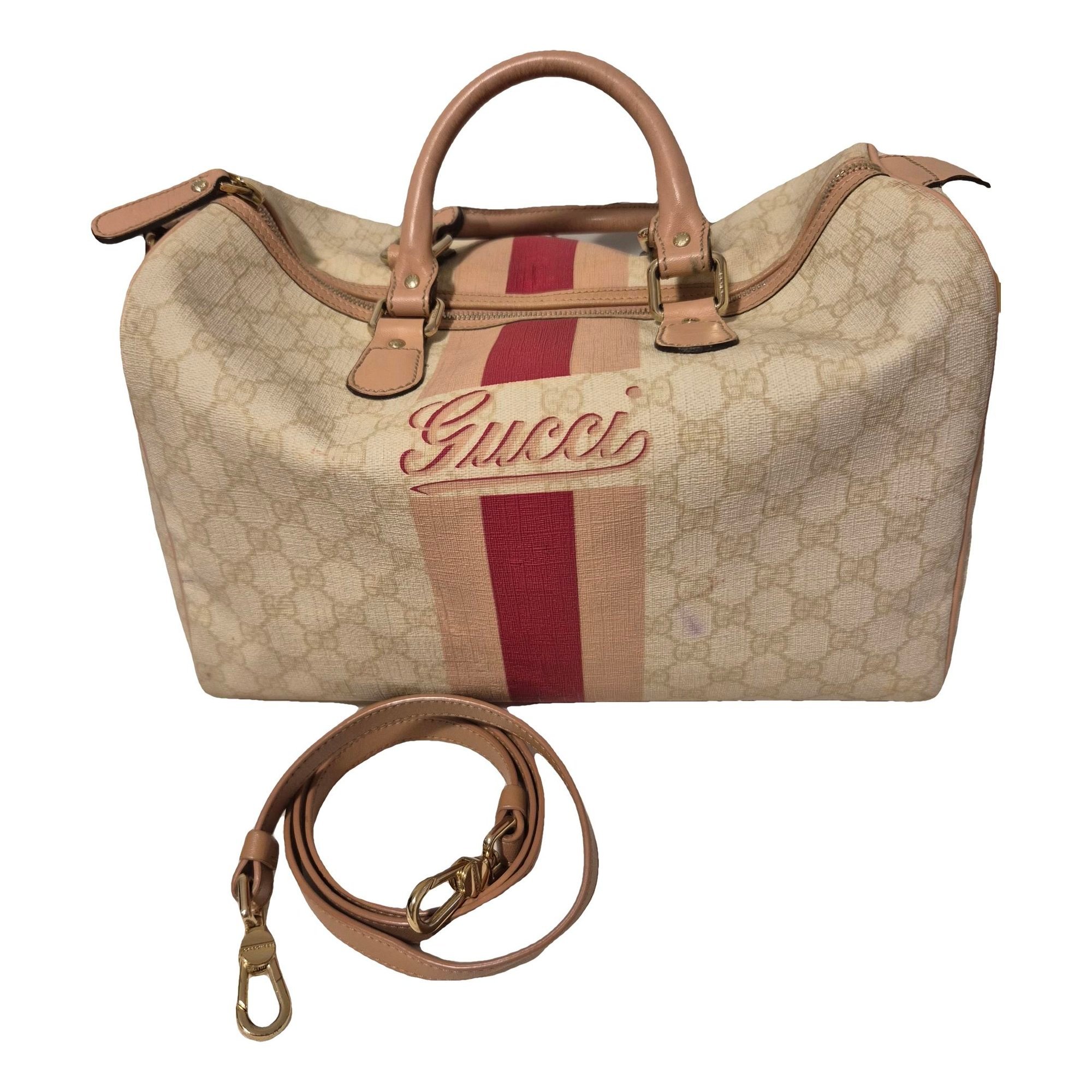 Boston leather handbag
