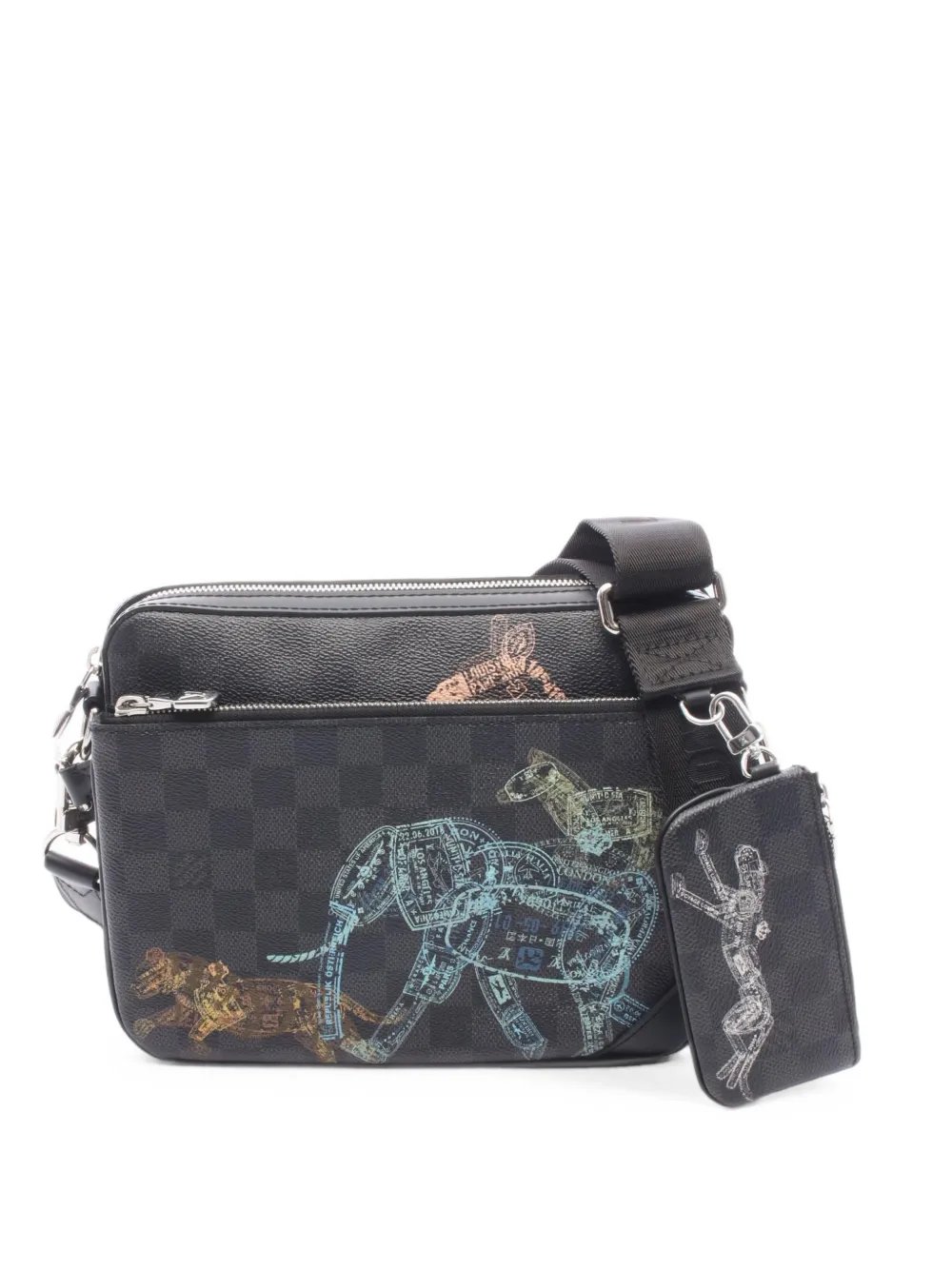 2010s Trio Messenger Damier Graphite shoulder bag