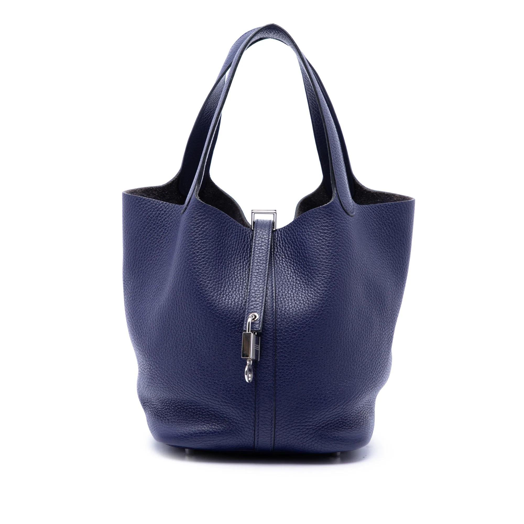 Picotin pony-style calfskin handbag