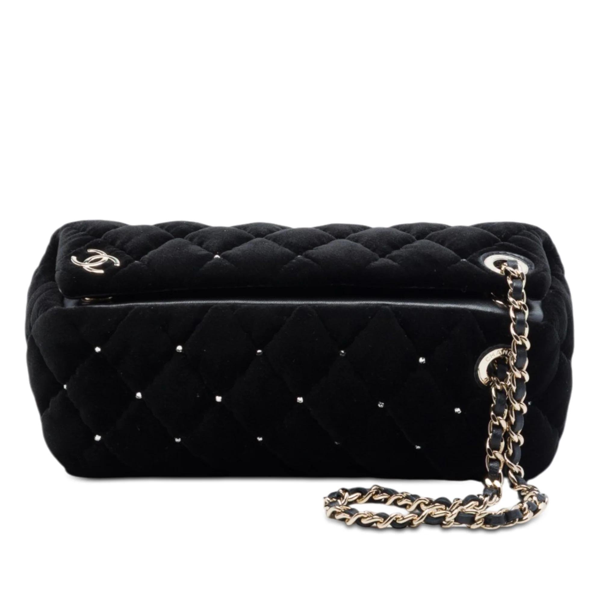 Velvet handbag
