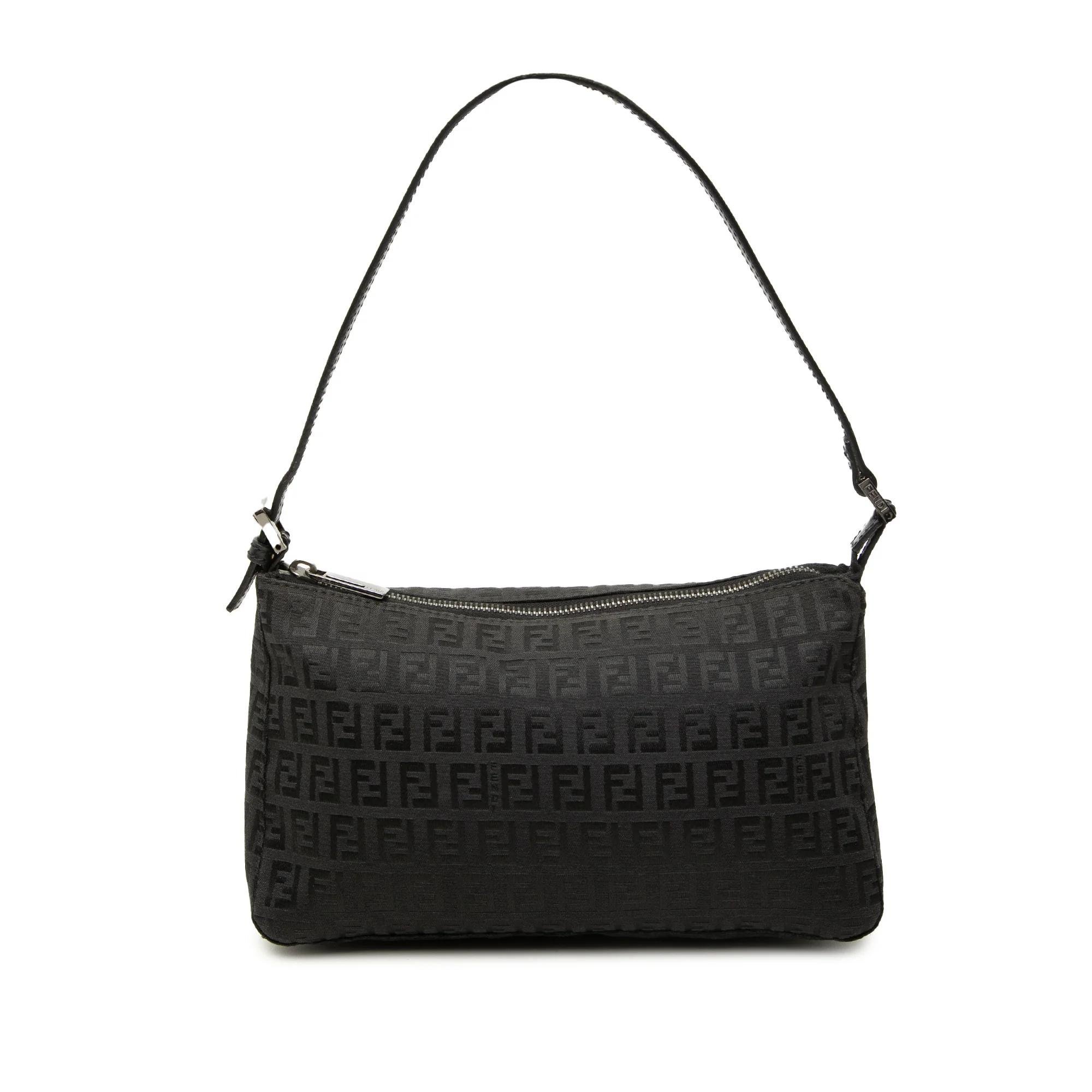 Pocket leather handbag