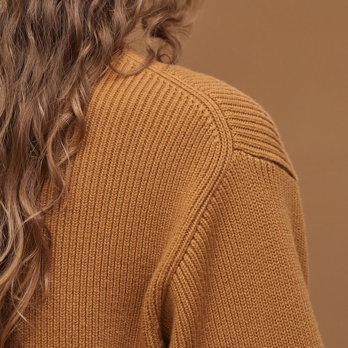 Marron Ocre Long-sleeve Sweater
