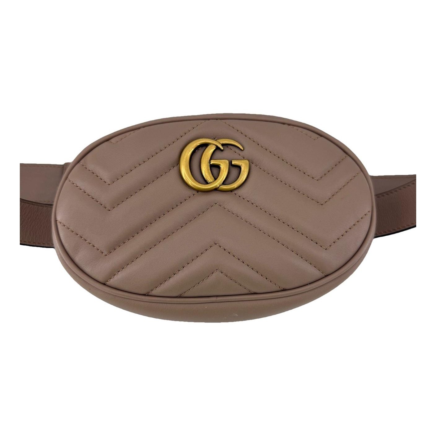 GG Marmont Oval leather handbag