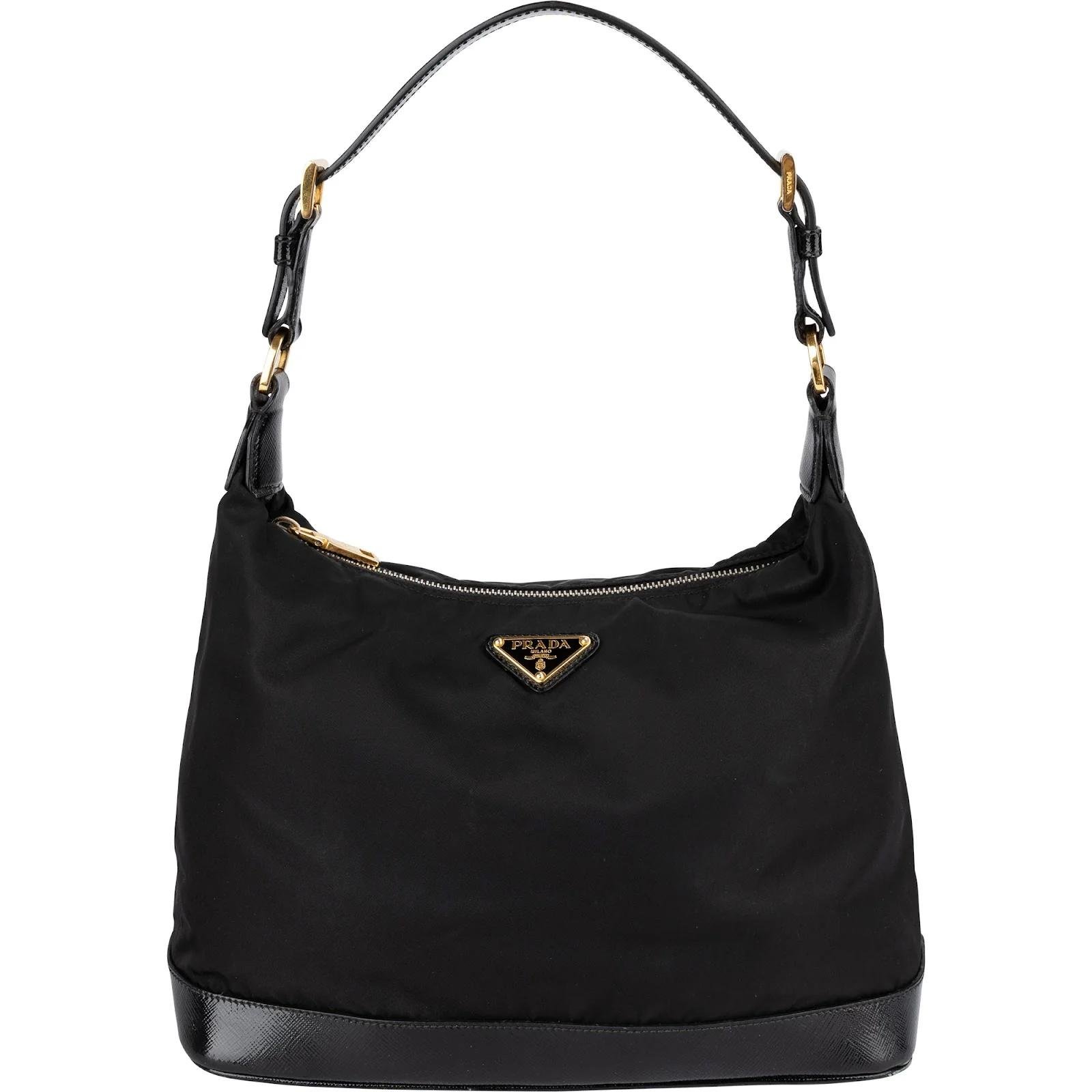 Triangle leather handbag