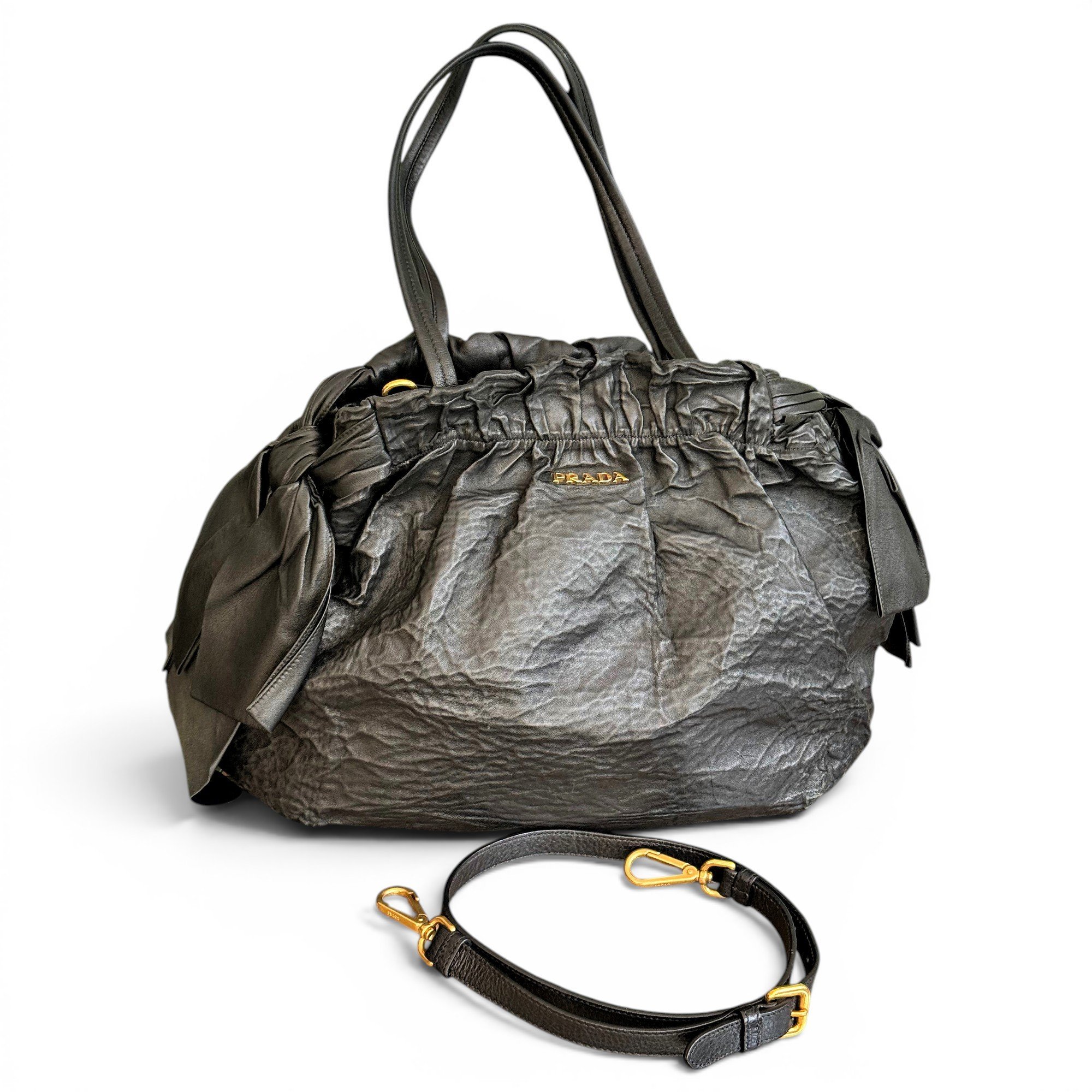 Leather handbag