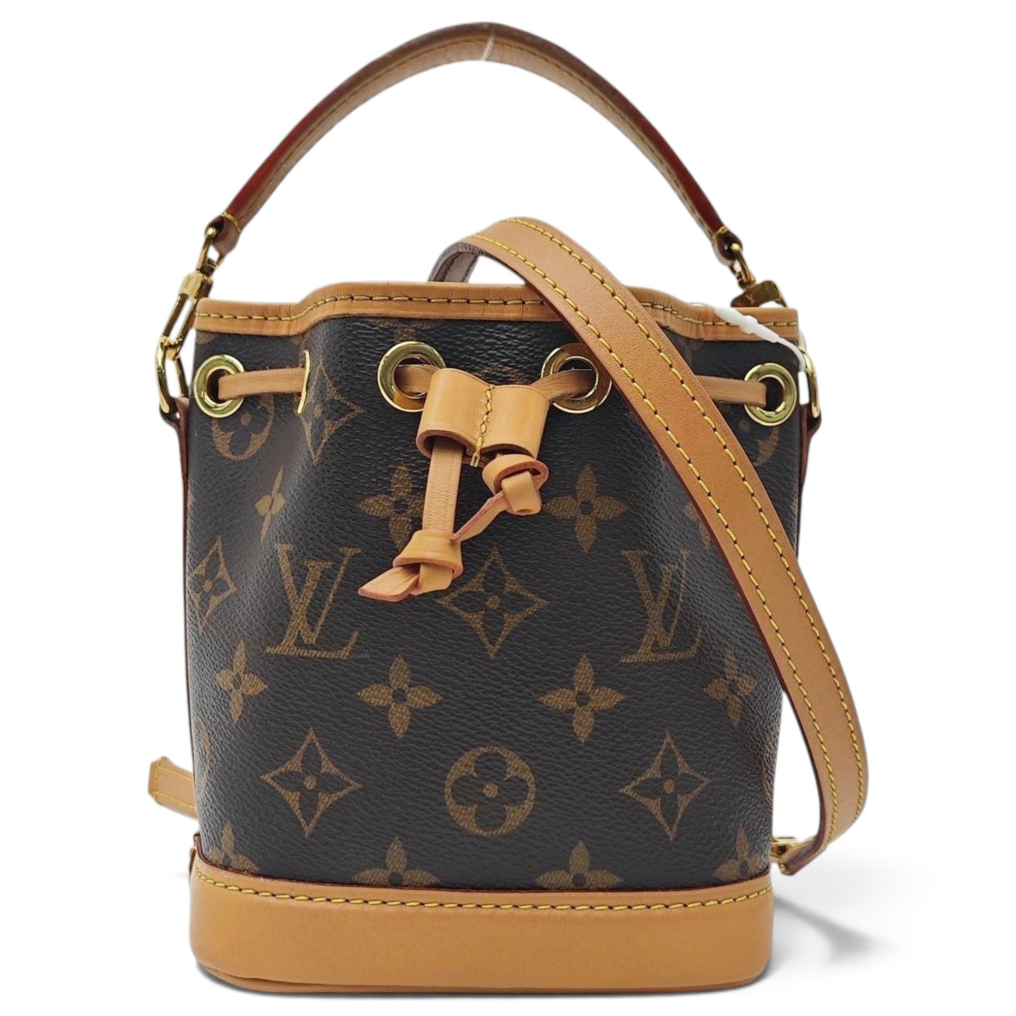 Nano Noé leather handbag