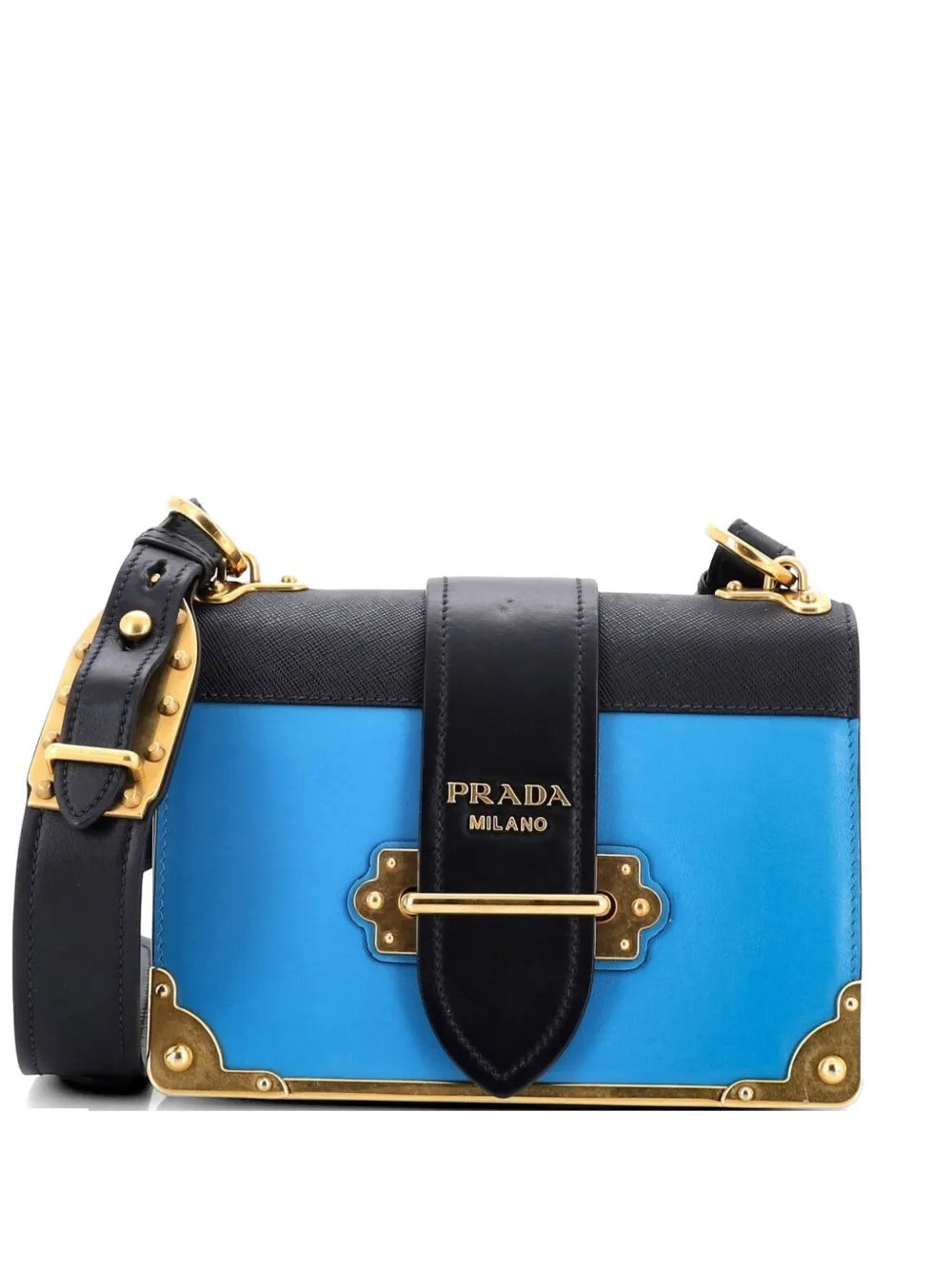 Cahier Leather and Saffiano Leather Small crossbody bag