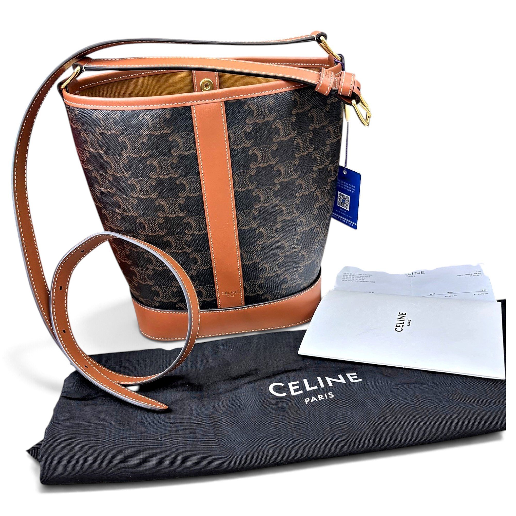 Leather handbag