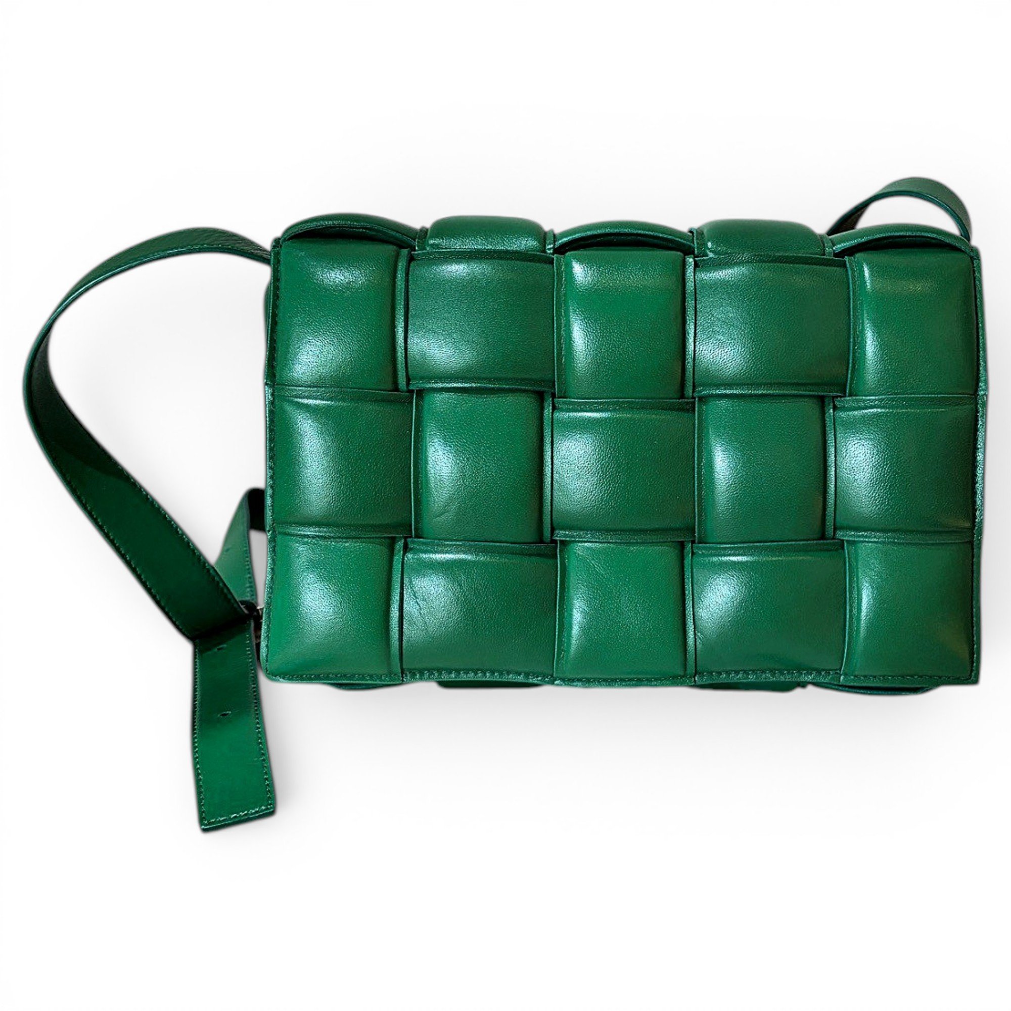 Cassette Padded leather handbag