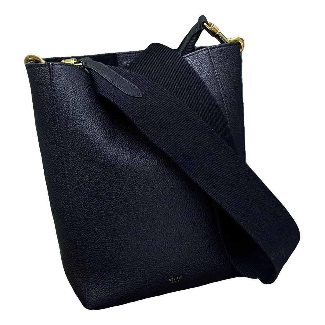 Seau Sangle leather handbag