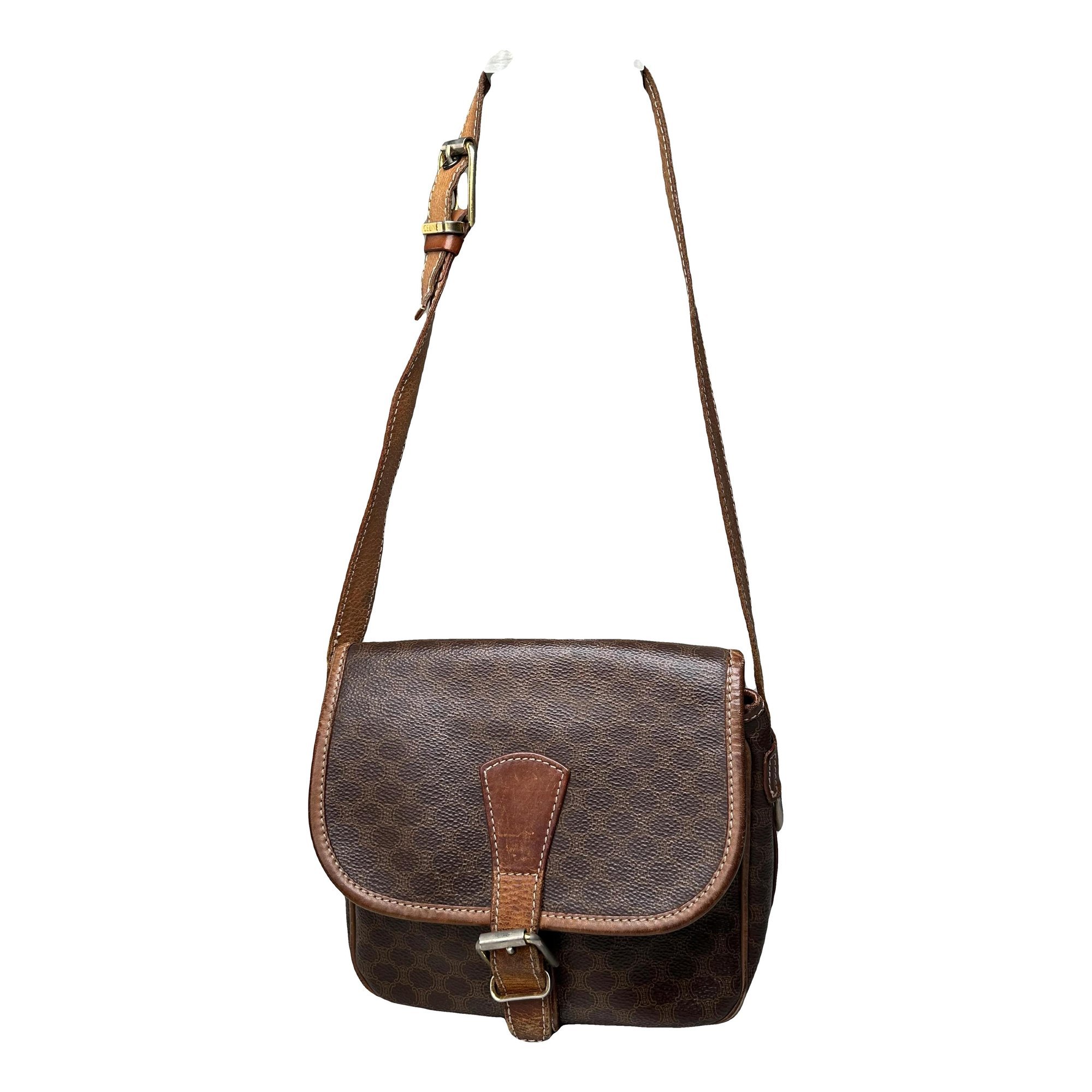 Triomphe leather handbag