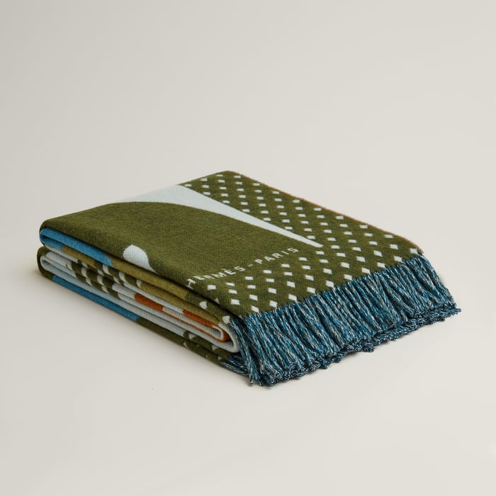 Vert Anglais Les Objets Du Faubourg Blanket