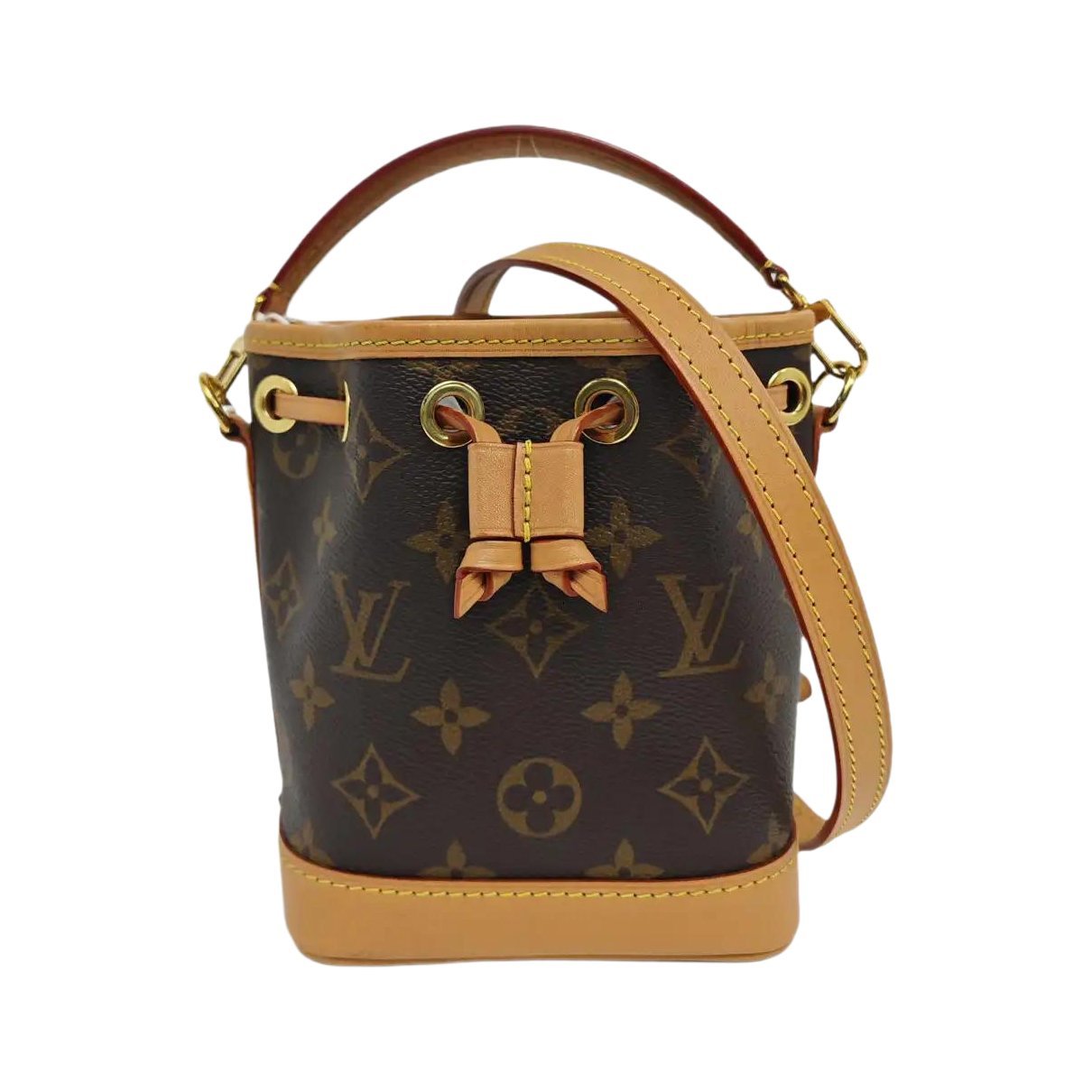 Nano Noé leather handbag