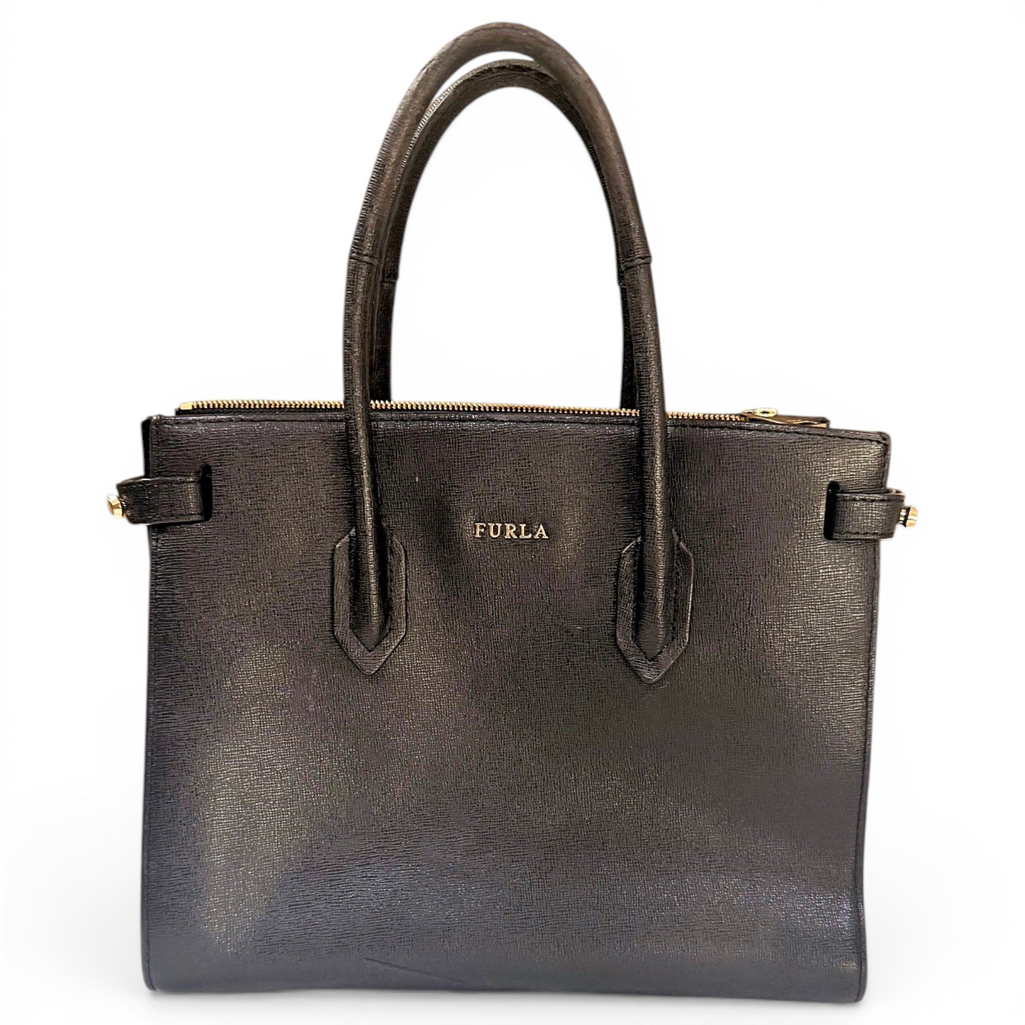 Leather handbag