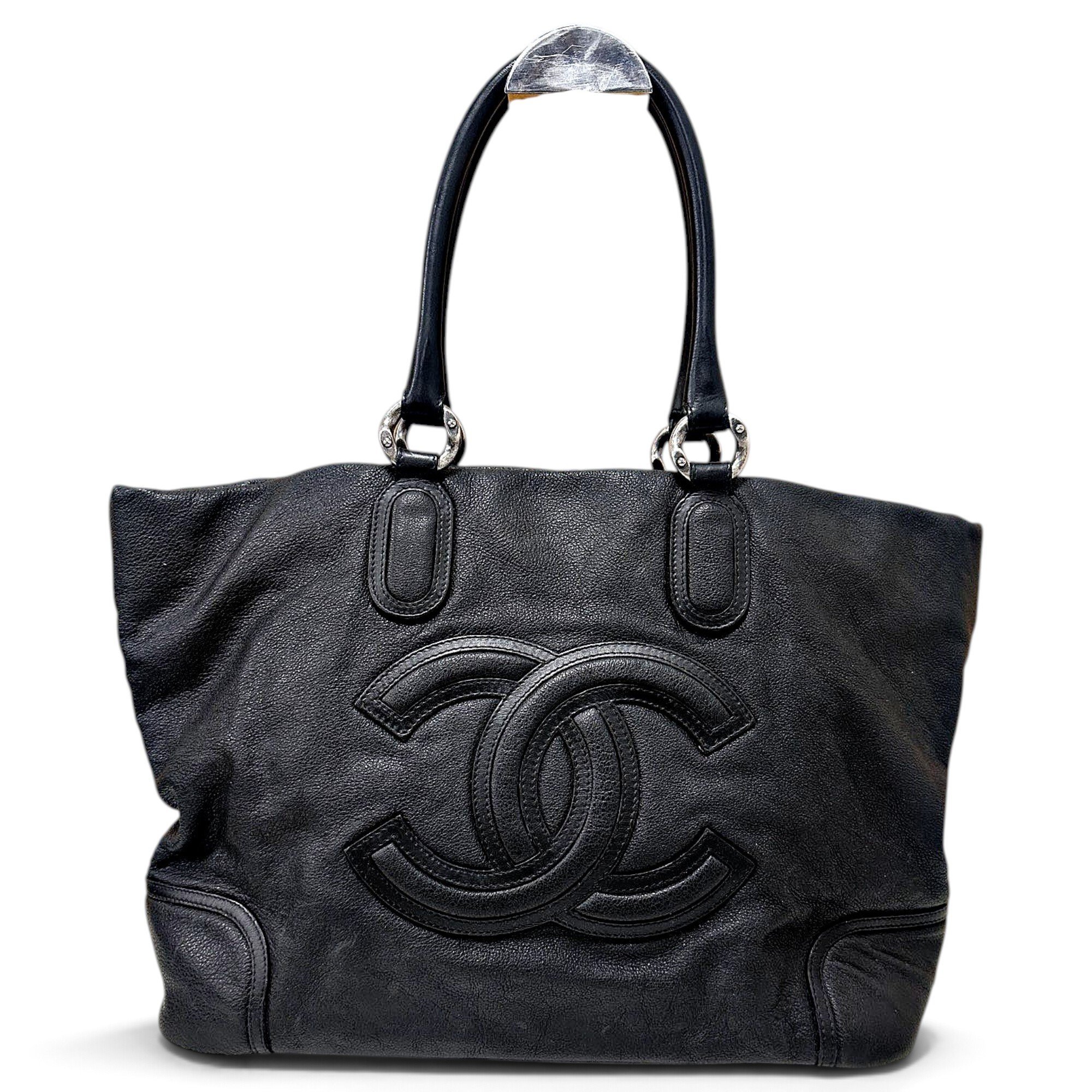Leather tote