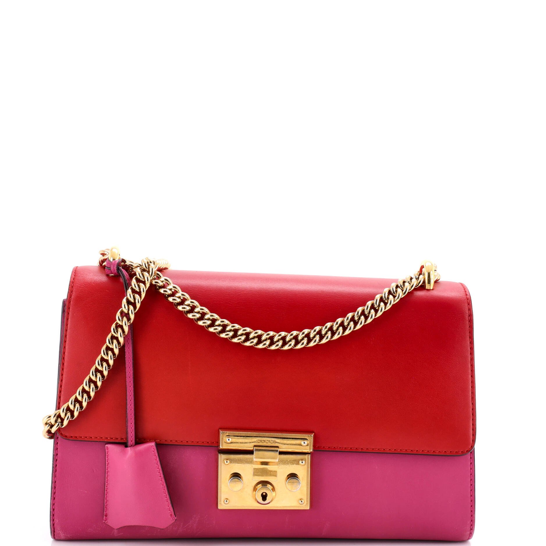 Padlock Shoulder Bag Leather Medium