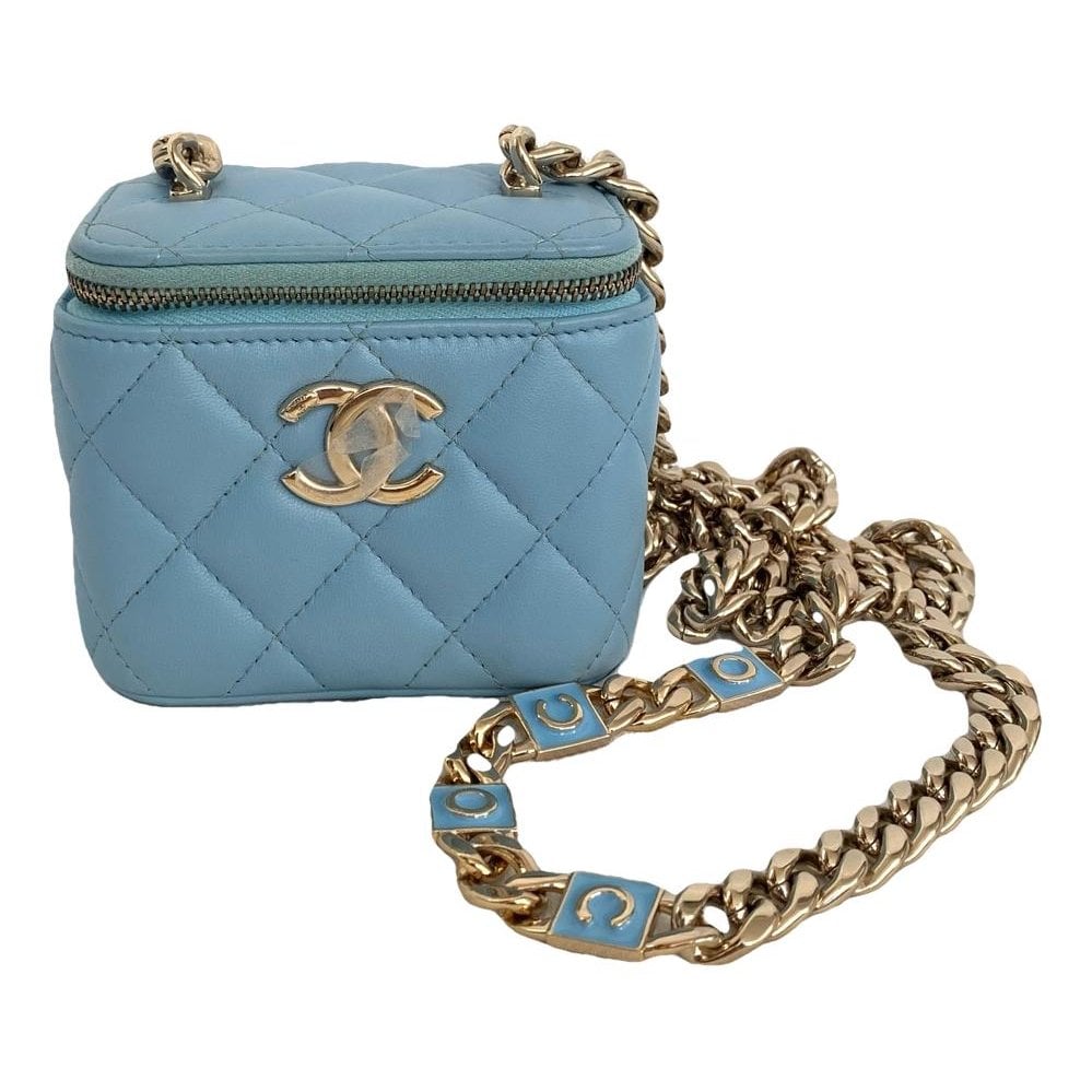 Trendy CC Vanity leather handbag