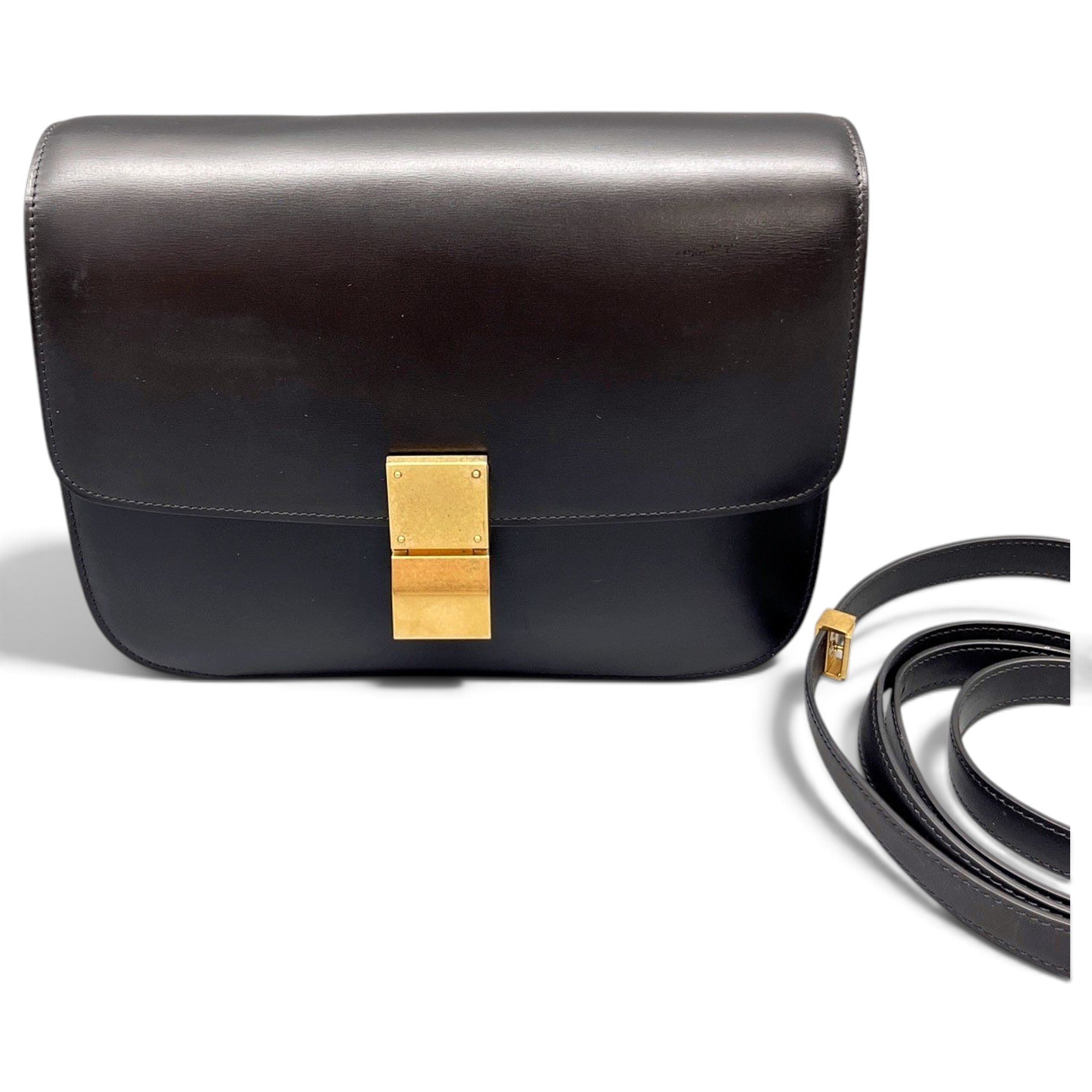 Classic leather handbag