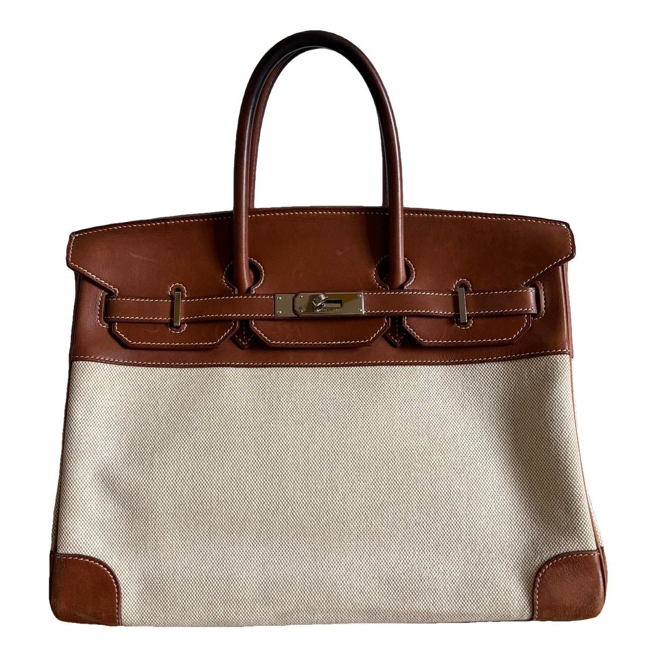 Birkin 35 leather handbag