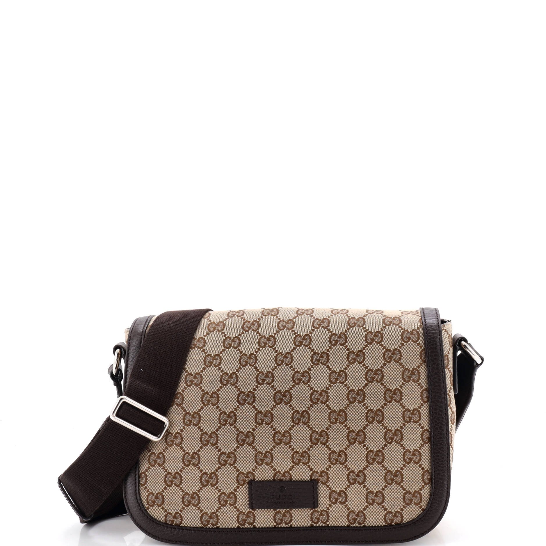 Flap Messenger Bag GG Canvas Small