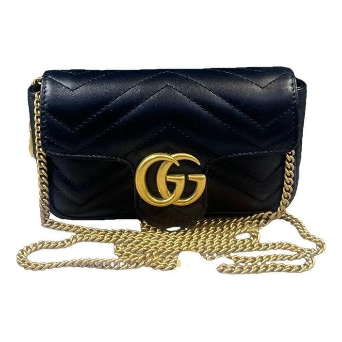 GG Marmont Triple zip leather crossbody bag