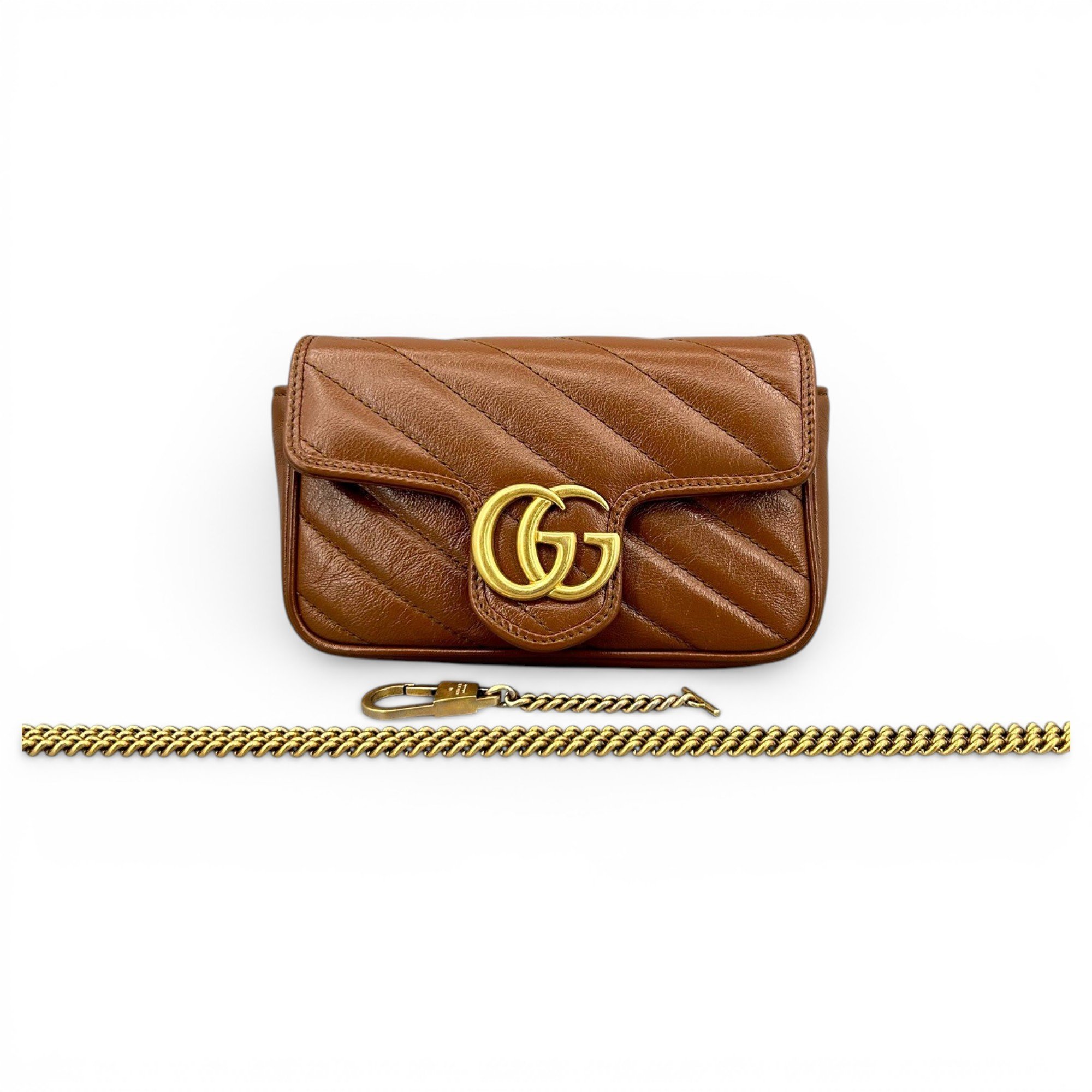 GG Marmont Flap leather crossbody bag