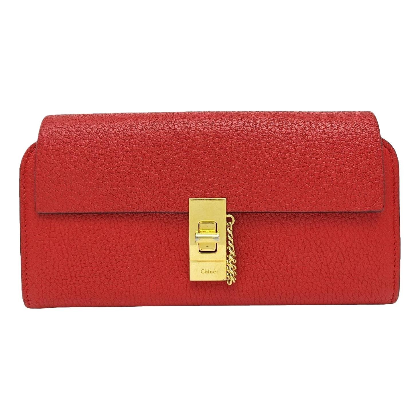 Drew leather handbag