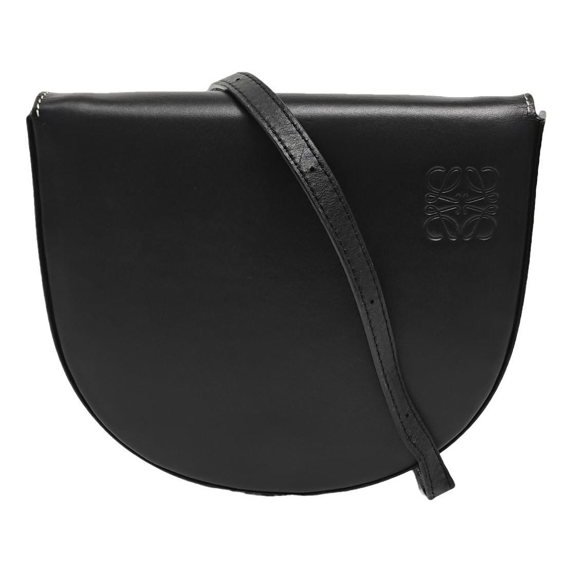 Heel leather handbag